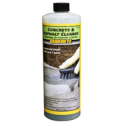 Sakrete 1 qt Concrete & Asphalt Cleaner - Heavy Duty Stain Remover for Driveways, Sidewalks & Garage Floors - Safe for Sealed Surfaces