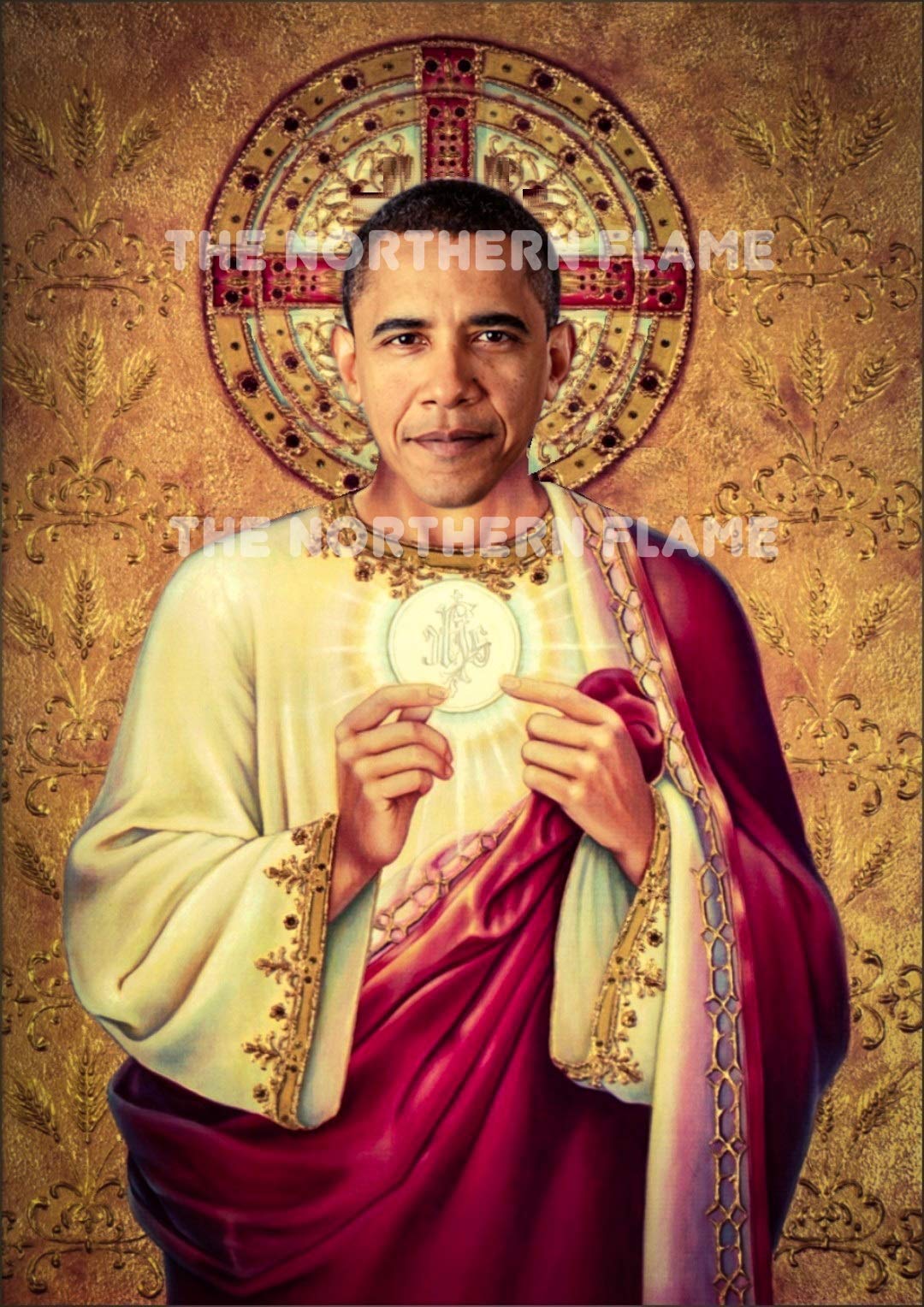 Funny Barack Obama Prayer Candle - Unique Political Gift & Collectible - Saint Obama & Michelle Obama Candles - Perfect for Home Decor, Gag Gifts & Political Humor Lovers