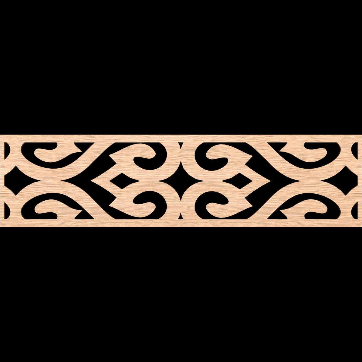 Keene Fretwork Moulding - Decorative Wood Trim for Home & Furniture | Perfect for DIY Projects, Wall Paneling and Cabinet Accents