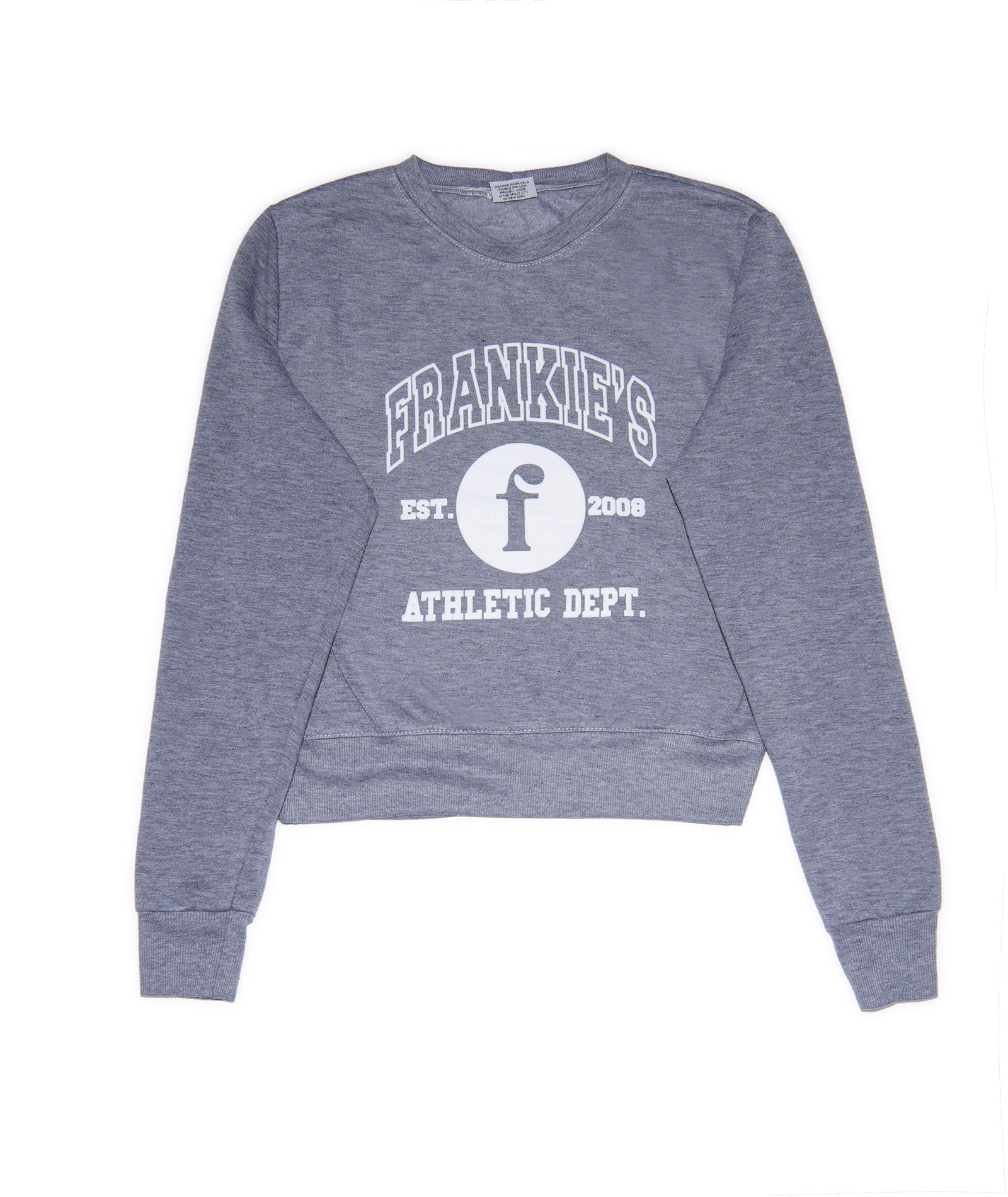 Frankie's Girl Puff Varsity Sweatshirt for Women - Cozy Oversized Pullover with Letterman Style - Perfect for Casual Wear, College Campuses & Street Fashion