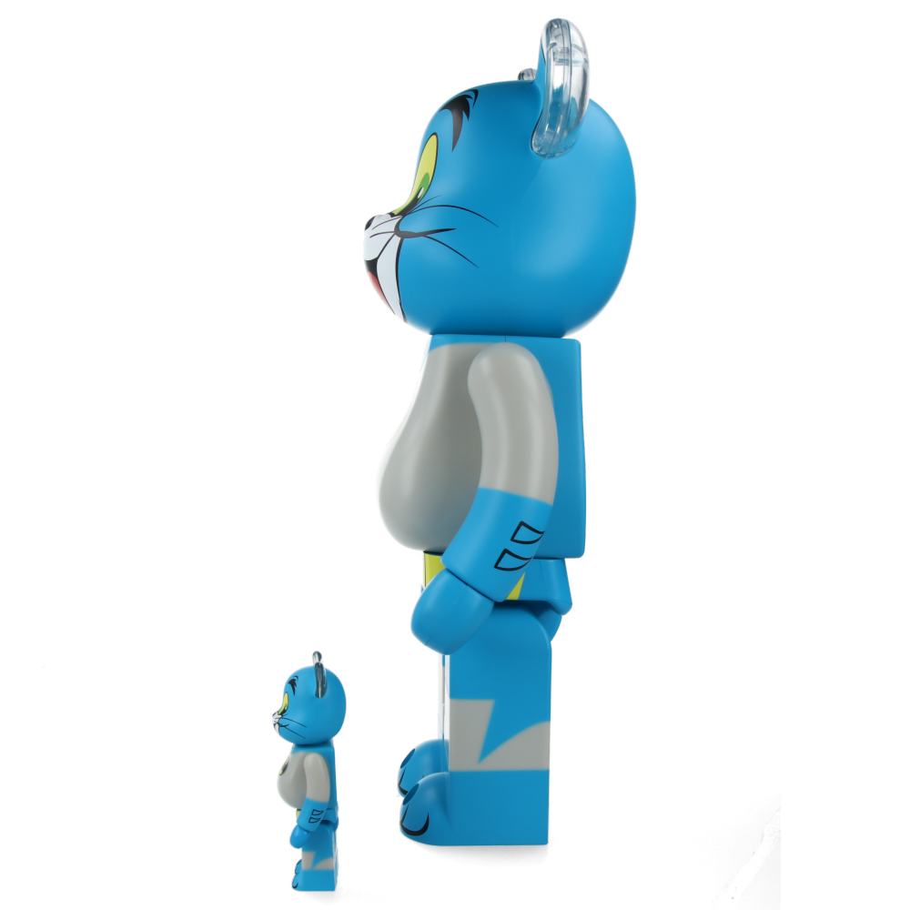 400% + 100% Bearbrick Collectible Figures - Tom as Batman & Jerry as The Joker Limited Edition Vinyl Art Toys for Display, Gift & Home Decor - Perfect for Anime Fans, DC Comics Collectors and Pop Culture Enthusiasts