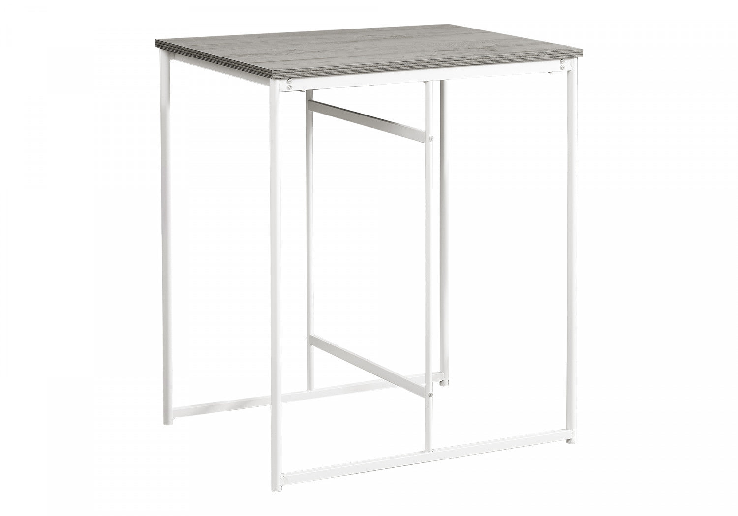 Brooke Counter Height Dining Table in Grey - Perfect for Small Spaces, Kitchen Nooks & Casual Dining Areas