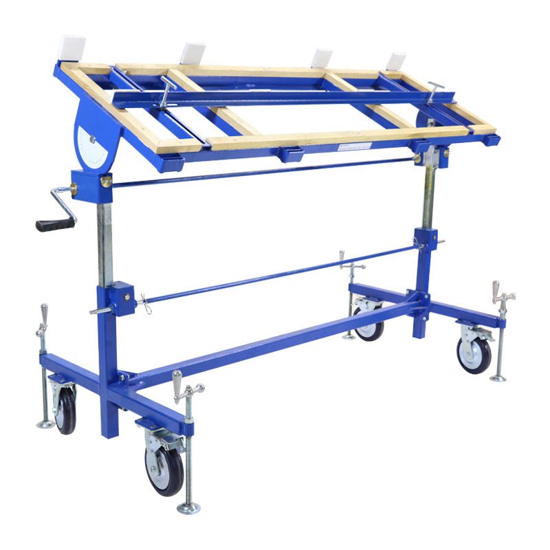 Adjustable Height Work Table - Sturdy & Versatile Workbench for DIY, Crafting, and Home Office - Perfect for Workshops, Garages, and Home Projects