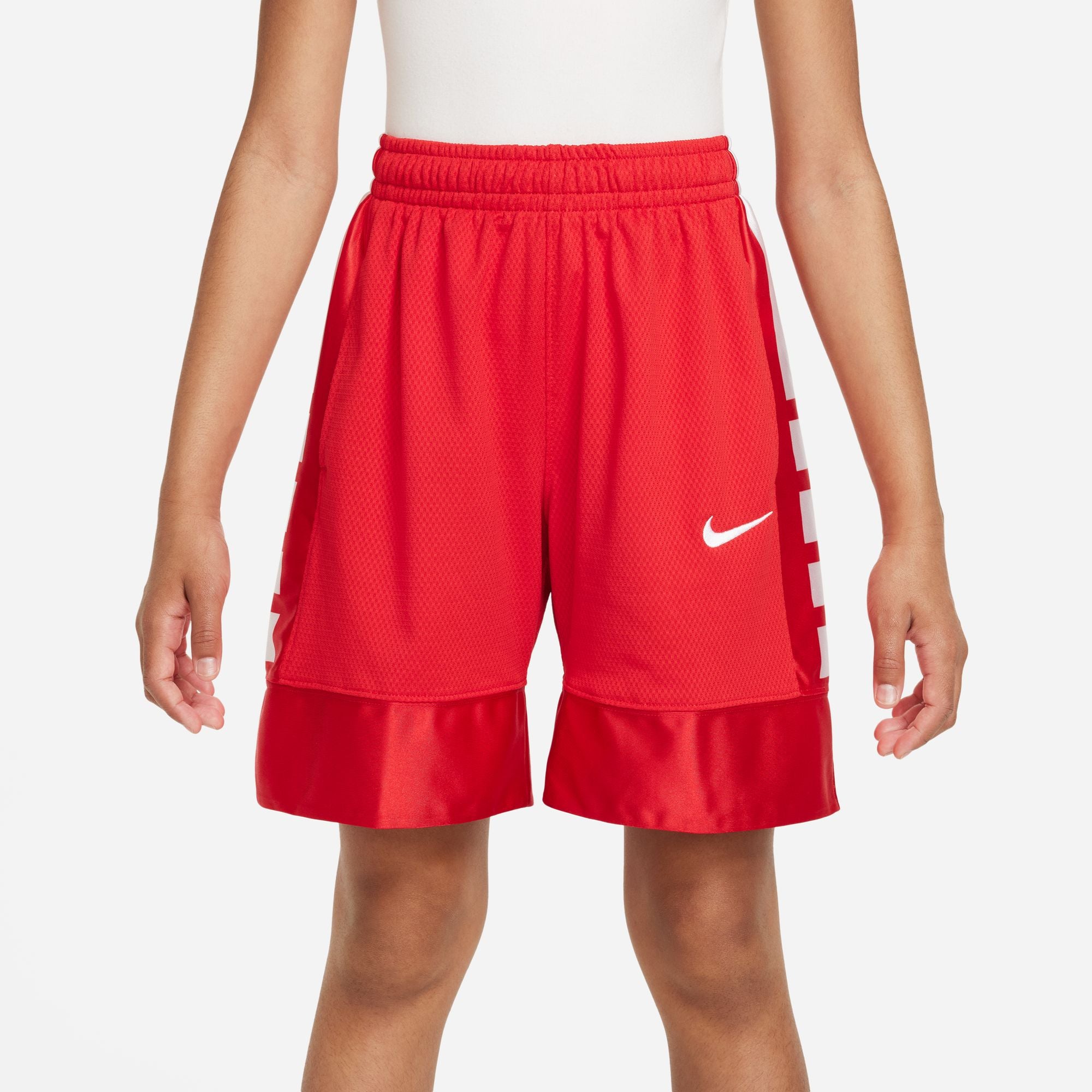 Nike Elite 23 Stripe Basketball Shorts for Boys - Breathable Mesh Fabric with Moisture-Wicking Technology - Perfect for Basketball Games, Training, and Casual Wear