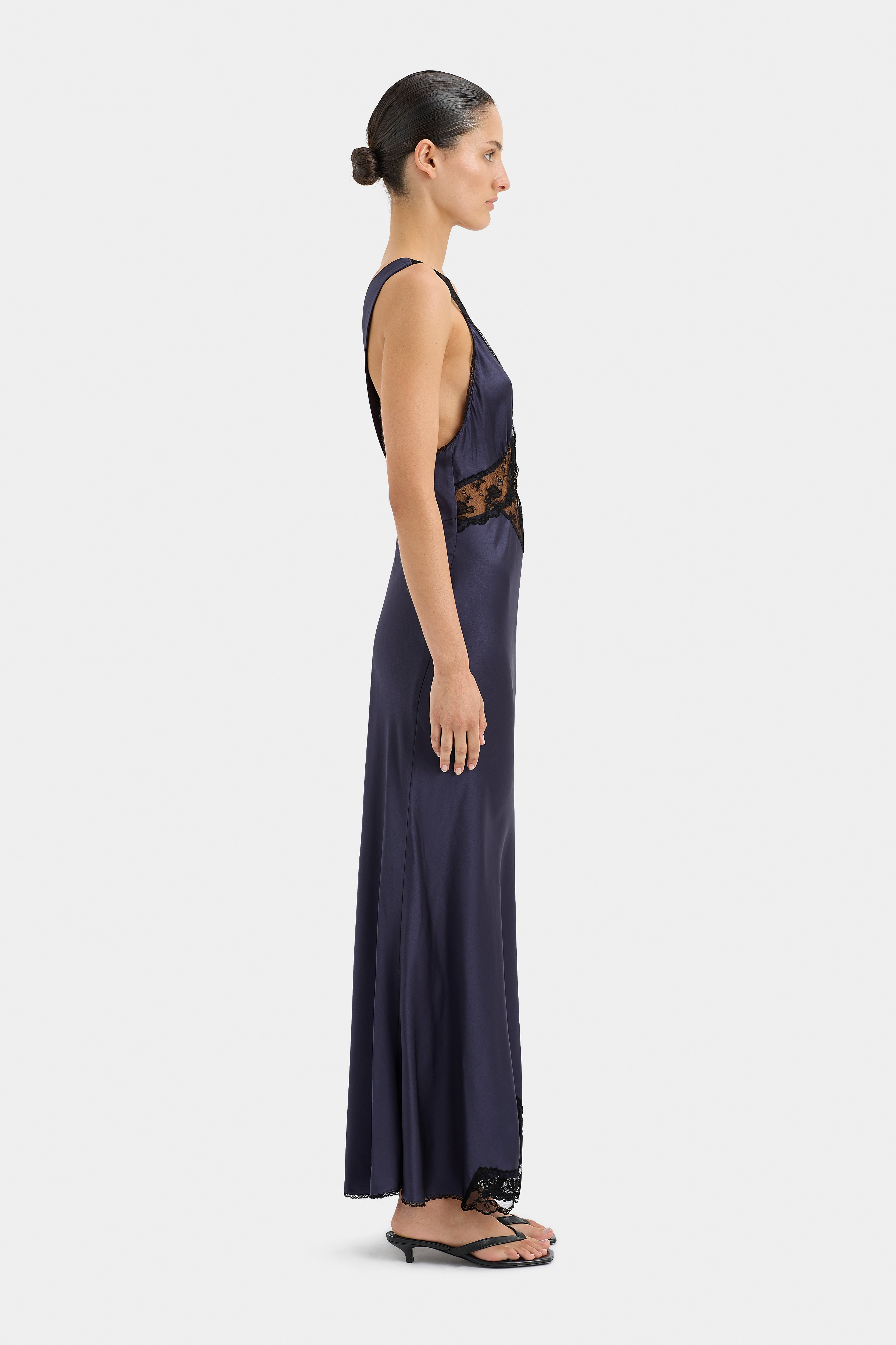 Aries Cut Out Gown - Elegant Deep V Neck Formal Dress for Women | Perfect for Evening Parties, Prom, Cocktail Events & Special Occasions