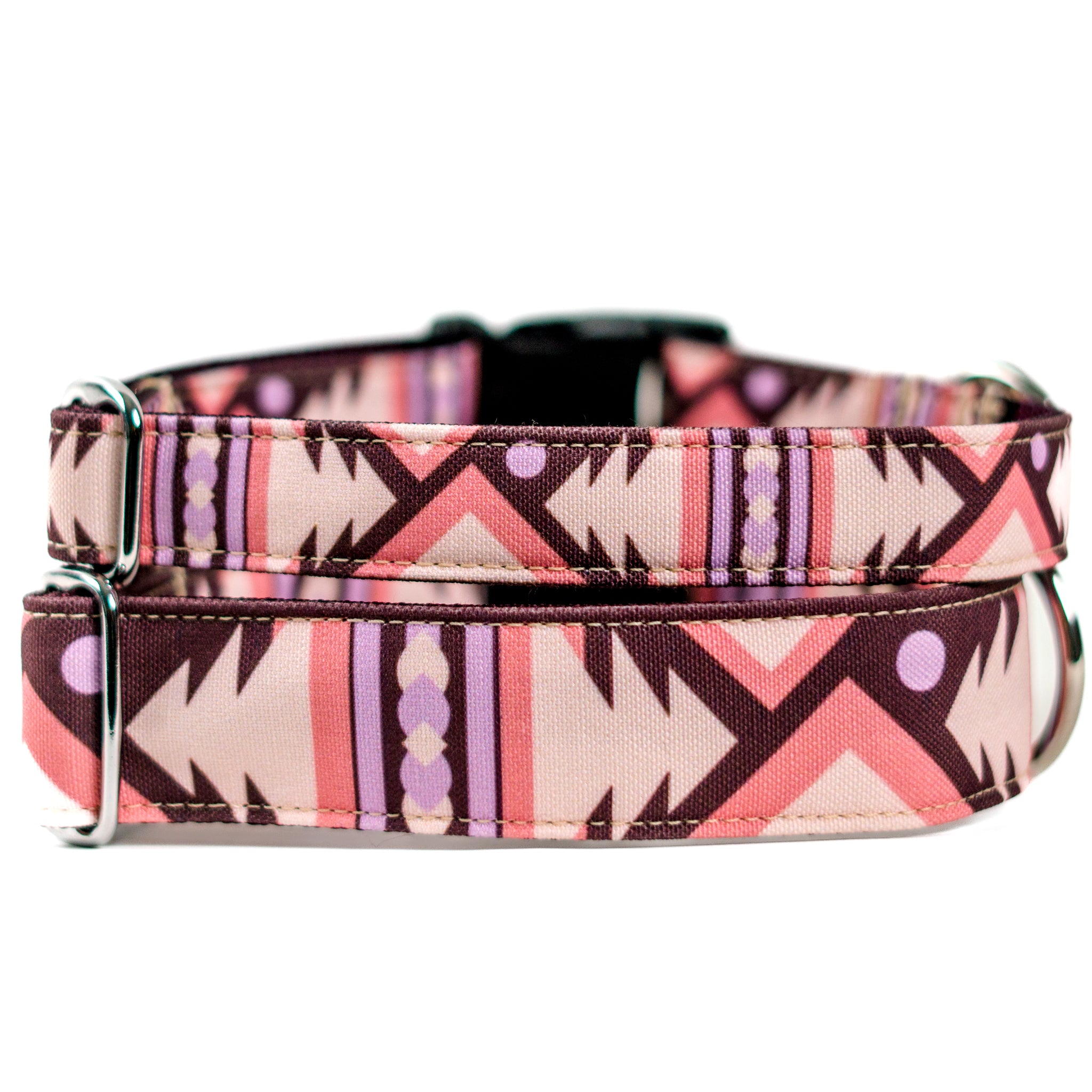 Huckleberry Geo Dog Collar - Durable Nylon Pet Collar with Adjustable Buckle for Small Medium Large Dogs - Perfect for Walking, Training & Outdoor Adventures