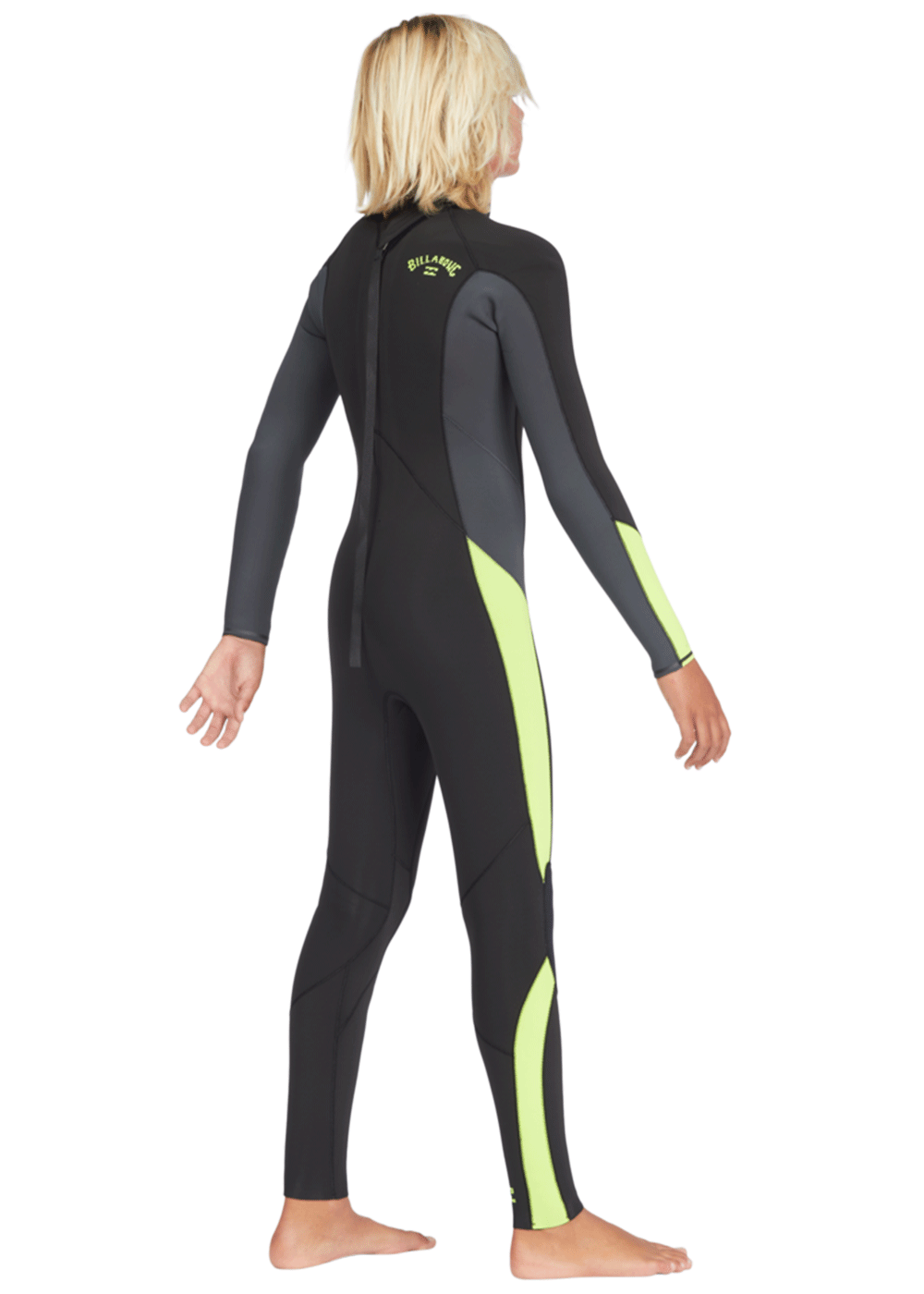 Billabong Boys Absolute 3/2mm Back Zip GBS Steamer Wetsuit for Kids - Youth Surfing, Diving & Water Sports - Thermal Protection for Cold Water Activities
