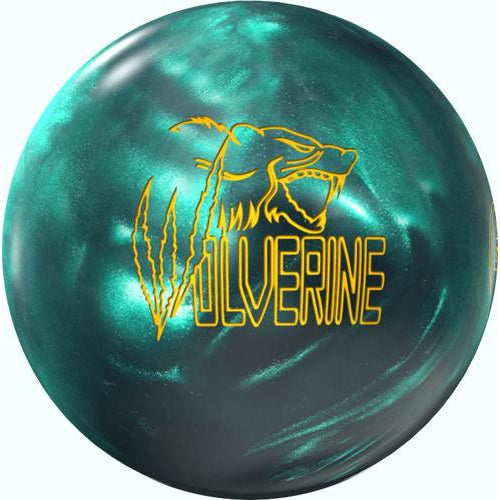 Wolverine Dark Moss Bowling Ball - Professional Performance for Strikes & Spares | Perfect for League Play & Tournaments | High-Quality Reactive Resin Coverstock