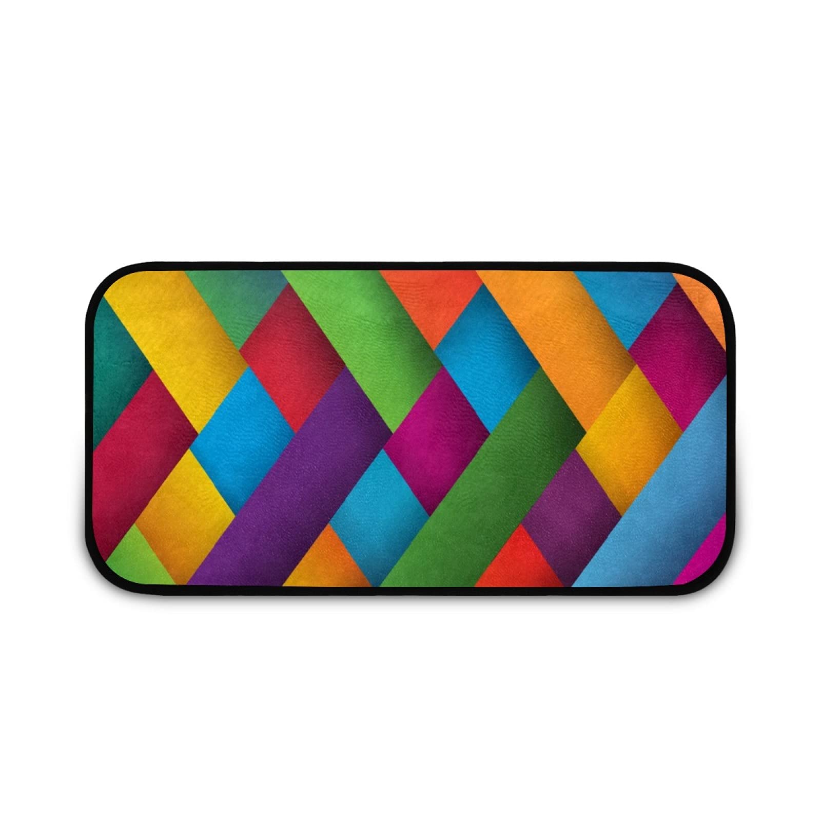 **Anti-Fatigue Kitchen Mat - 72x24 Inch Large Cushioned Floor Mat for Sink Area, Waterproof & Non-Slip, Comfortable Standing Mat for Cooking & Dishwashing - Multicolor Design for Home & Restaurant Use**