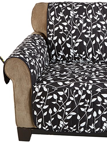 Black Leaf Print