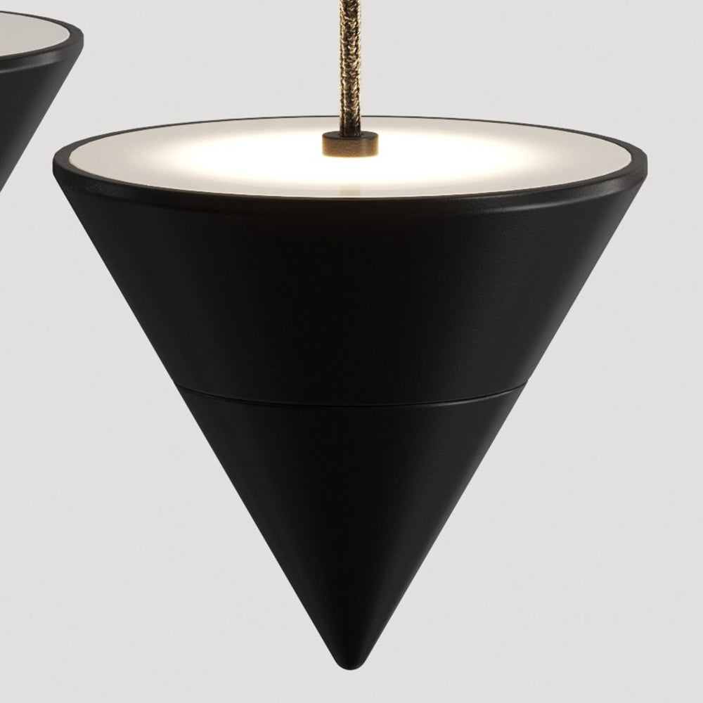 Stralunata Pendant Lamp - Modern Glass Ceiling Light Fixture for Dining Room, Kitchen Island & Bedroom Lighting | Elegant Hanging Chandelier for Home Decor