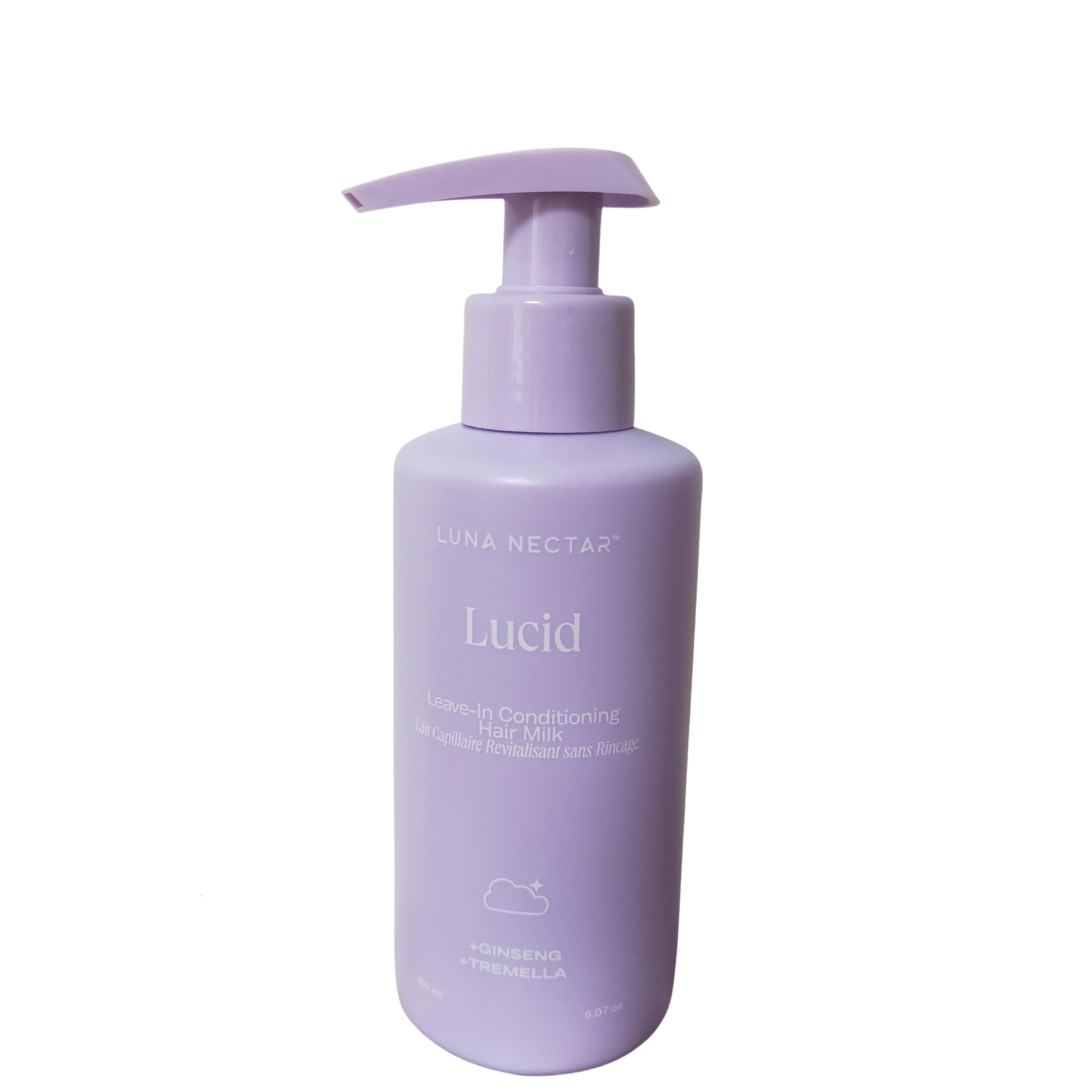 Lucid Leave-In Conditioning Hair Milk - Nourishing & Detangling Treatment for All Hair Types - Perfect for Daily Use, Styling & Heat Protection