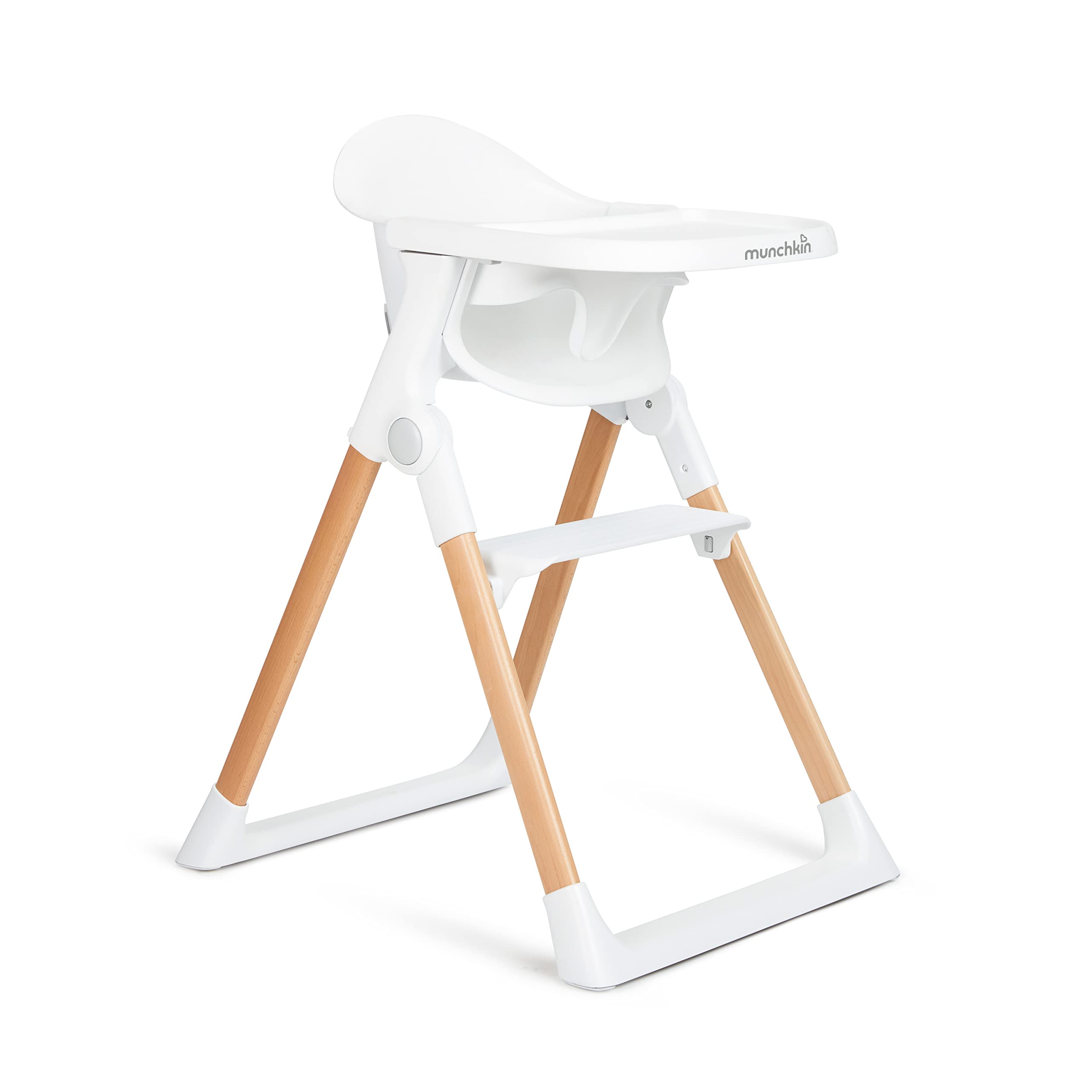 Munchkin Float Easy Clean Foldable High Chair & Hanging Bath Toy Organizer with Quick-Dry Mesh - Perfect for Baby Feeding & Bath Time Storage