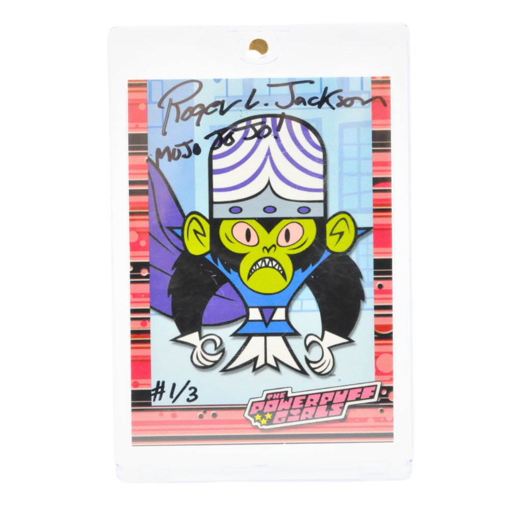 Roger Jackson Autographed Mojo Jojo Powerpuff Girls Trading Card #21 - JSA Certified Collectible for Anime Fans & Cartoon Memorabilia Collectors - Perfect for Display, Gifts, and Investment