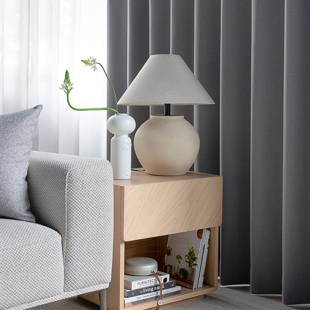 Luxury Blackout Curtains - Heavyweight Custom Pleated Drapes in Beige Brown | Noise Reducing & Thermal Insulated for Bedroom, Living Room & Home Theater