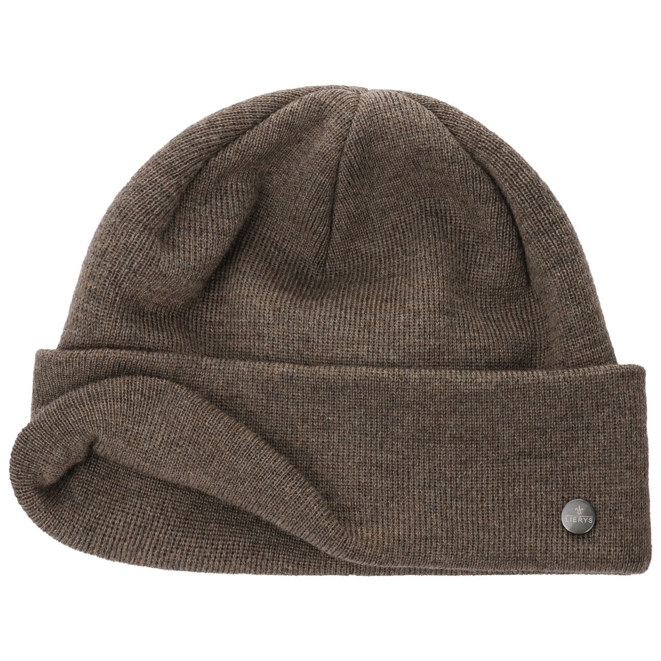 Lierys Merino Wool Fine Knit Docker Hat - Warm & Soft Winter Beanie for Men & Women - Perfect for Outdoor Activities, Hiking, and Cold Weather