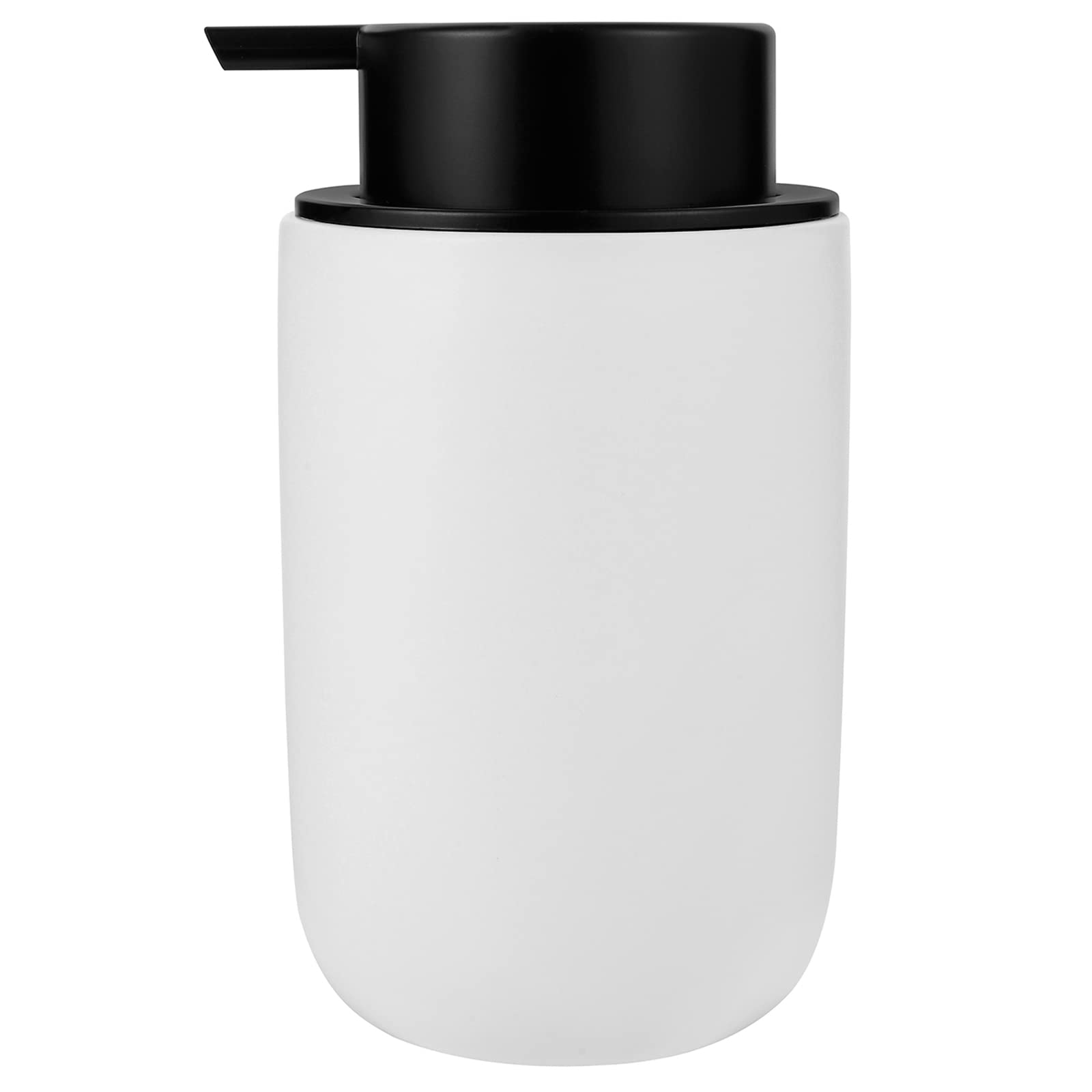 Premium Ceramic Foaming Soap Dispenser - Thick White Hand Soap Pump for Bathroom & Kitchen Sink | Ideal for Liquid Hand Soap, Body Wash | Perfect for Home, Office & Guest Bathroom Decor