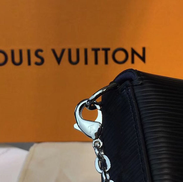 Louis Vuitton Pochette Felicie Epi Leather Crossbody Bag in Noir Black | Luxury Designer Handbag for Women | Perfect for Parties, Date Nights & Everyday Use