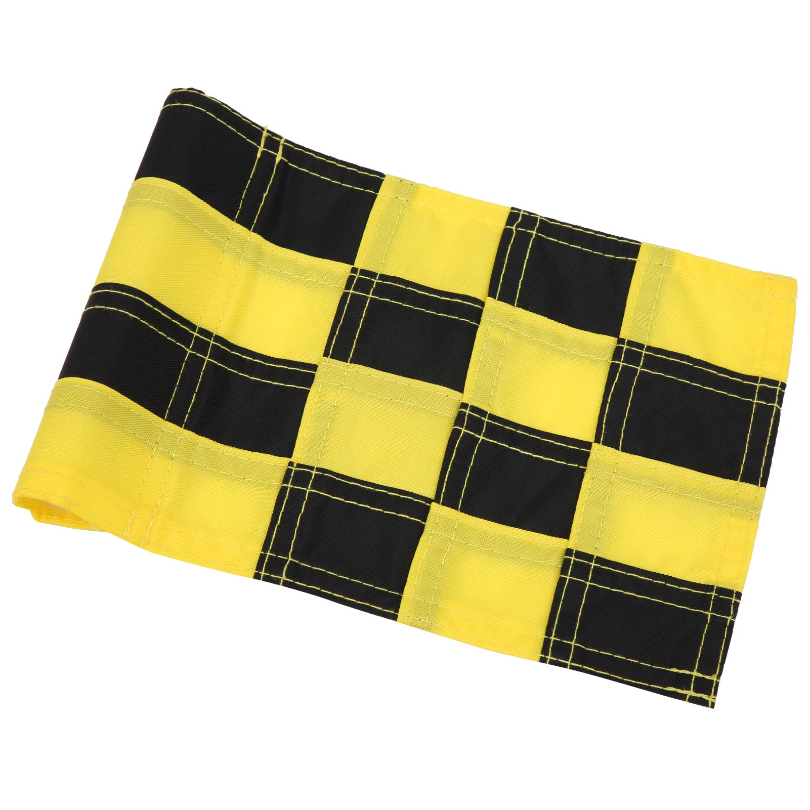 VGEBY Golf Putting Green Flag & Hole Cup - Plaid Flags for Backyard Golf Course Practice | Perfect for Home Putting Greens & Outdoor Training