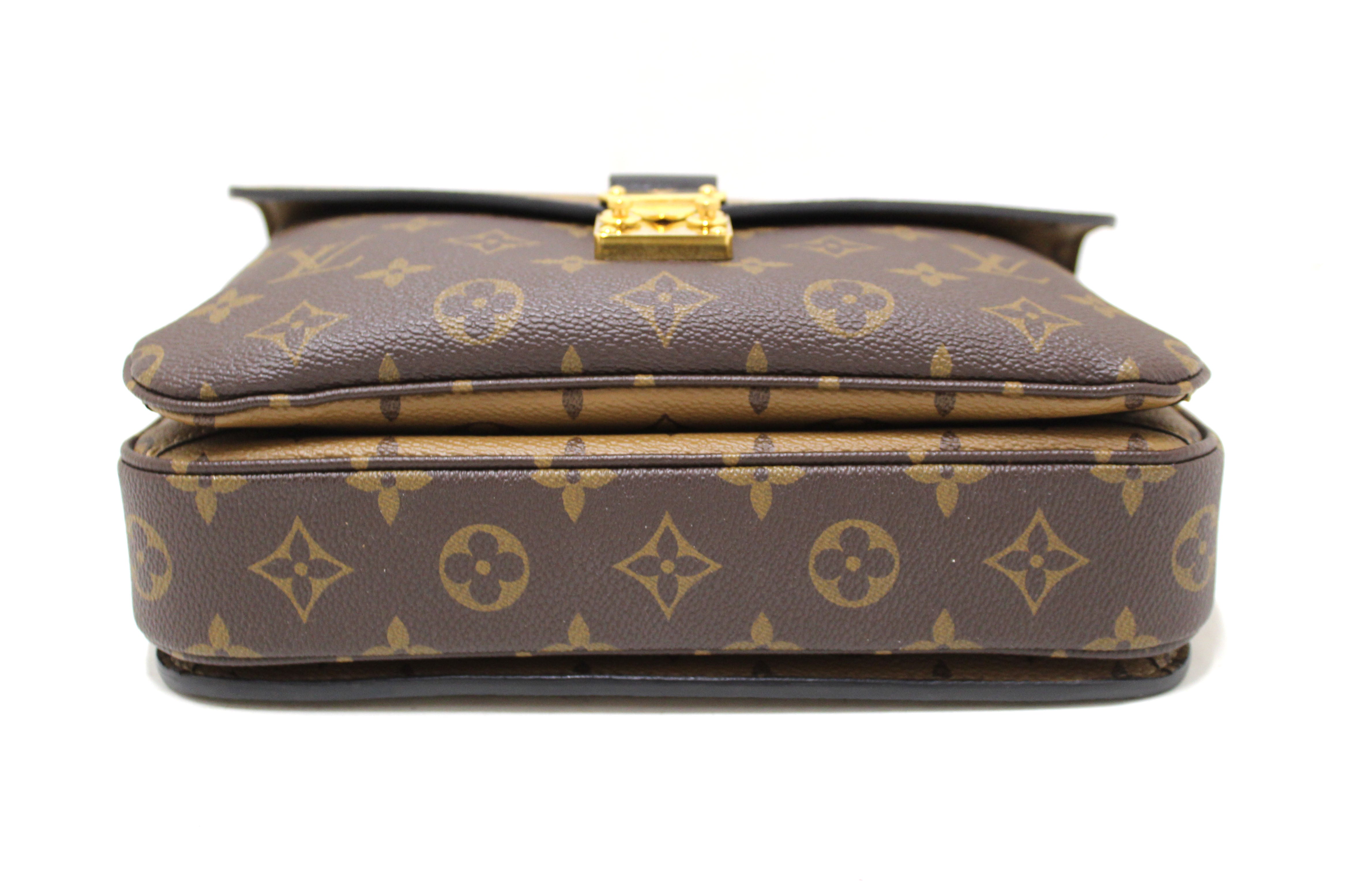 Authentic Louis Vuitton Monogram Reverse Pochette Métis Crossbody Bag - Luxury Designer Handbag for Women, Perfect for Work, Travel & Everyday Use
