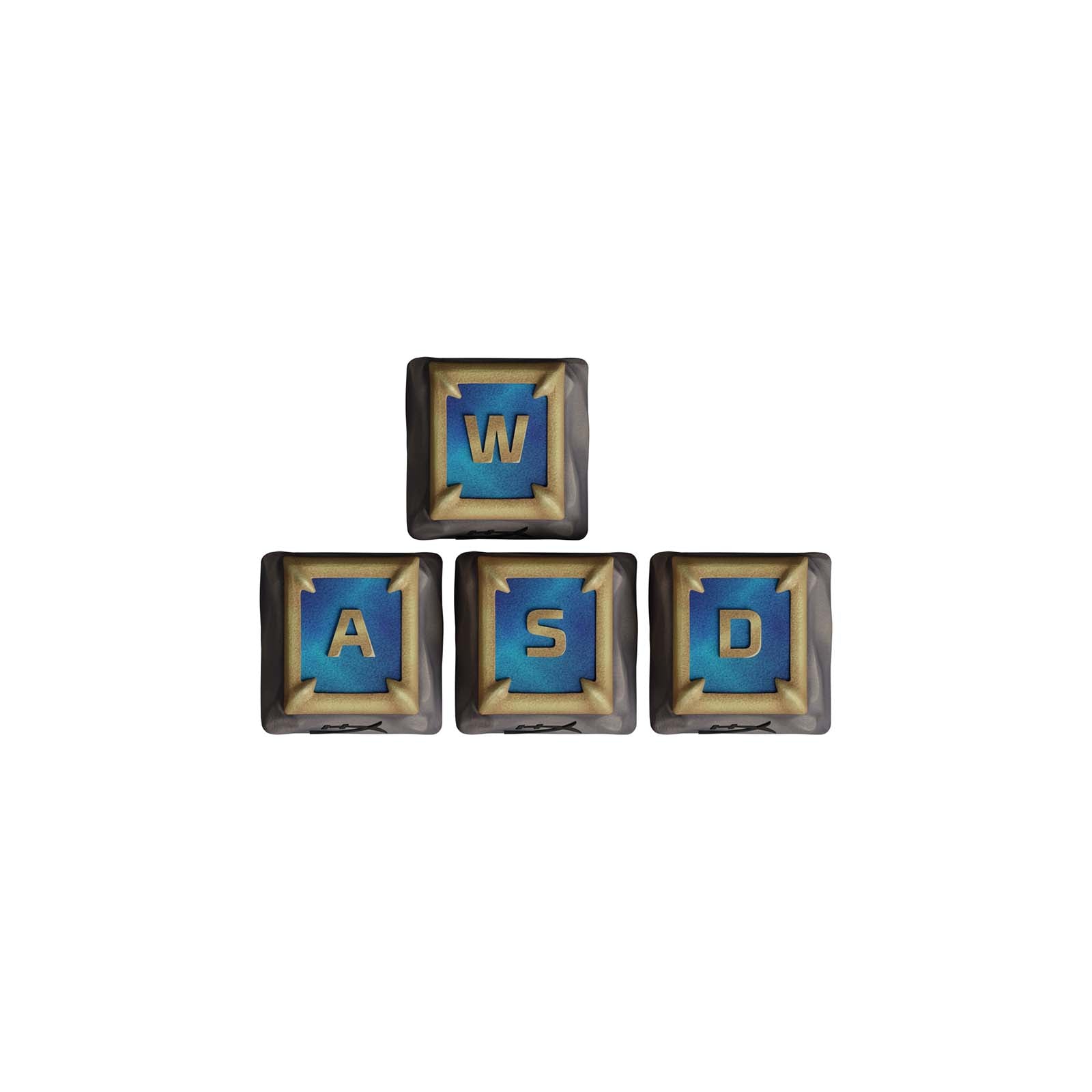 HX3D Custom Keycaps - RPG Movement Set for Mechanical Keyboards | Perfect for Gaming & Typing