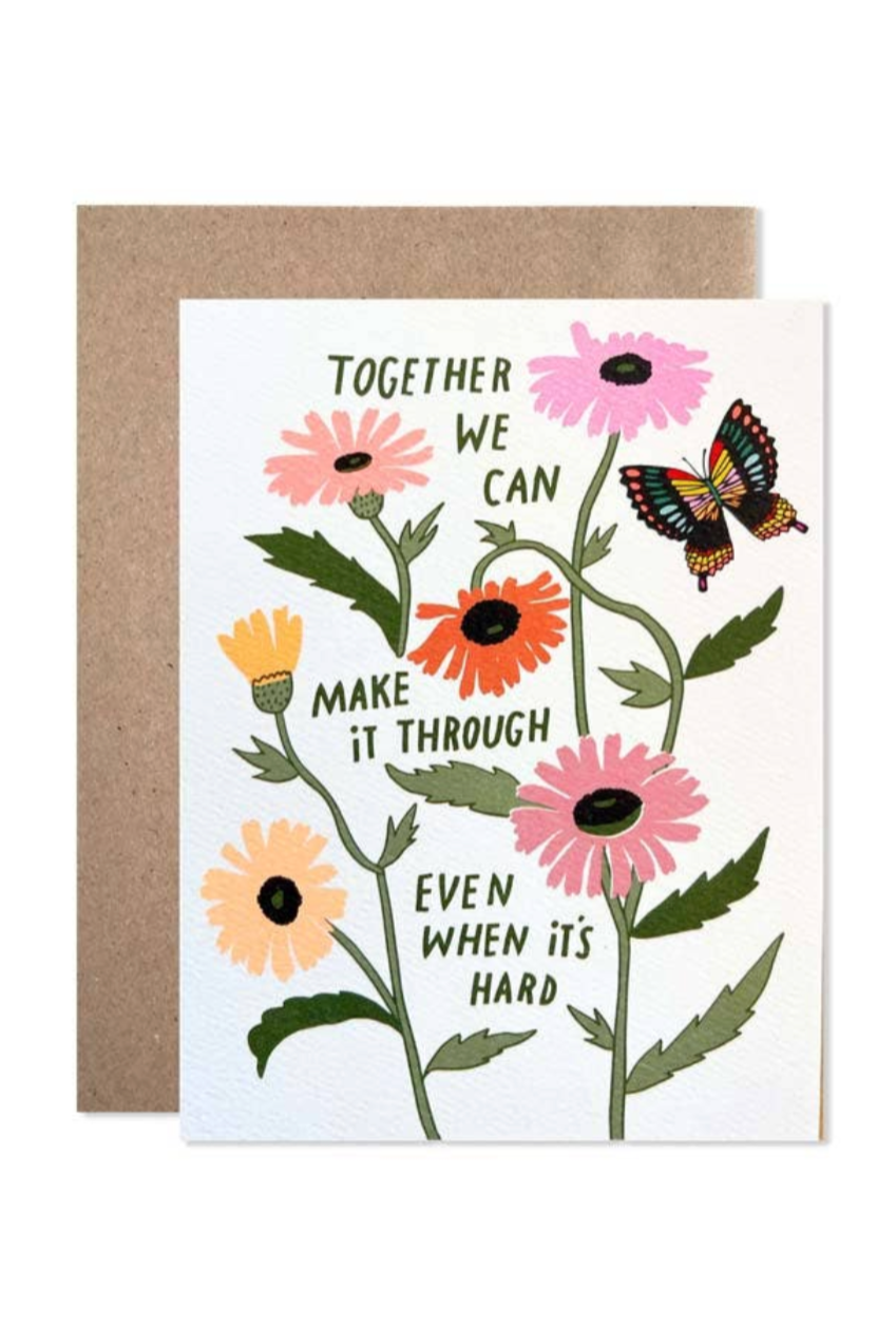 Together We Can Encouragement Card - Inspirational Greeting Card for Friends, Family & Coworkers - Perfect for Birthdays, Graduations & Motivational Gifts