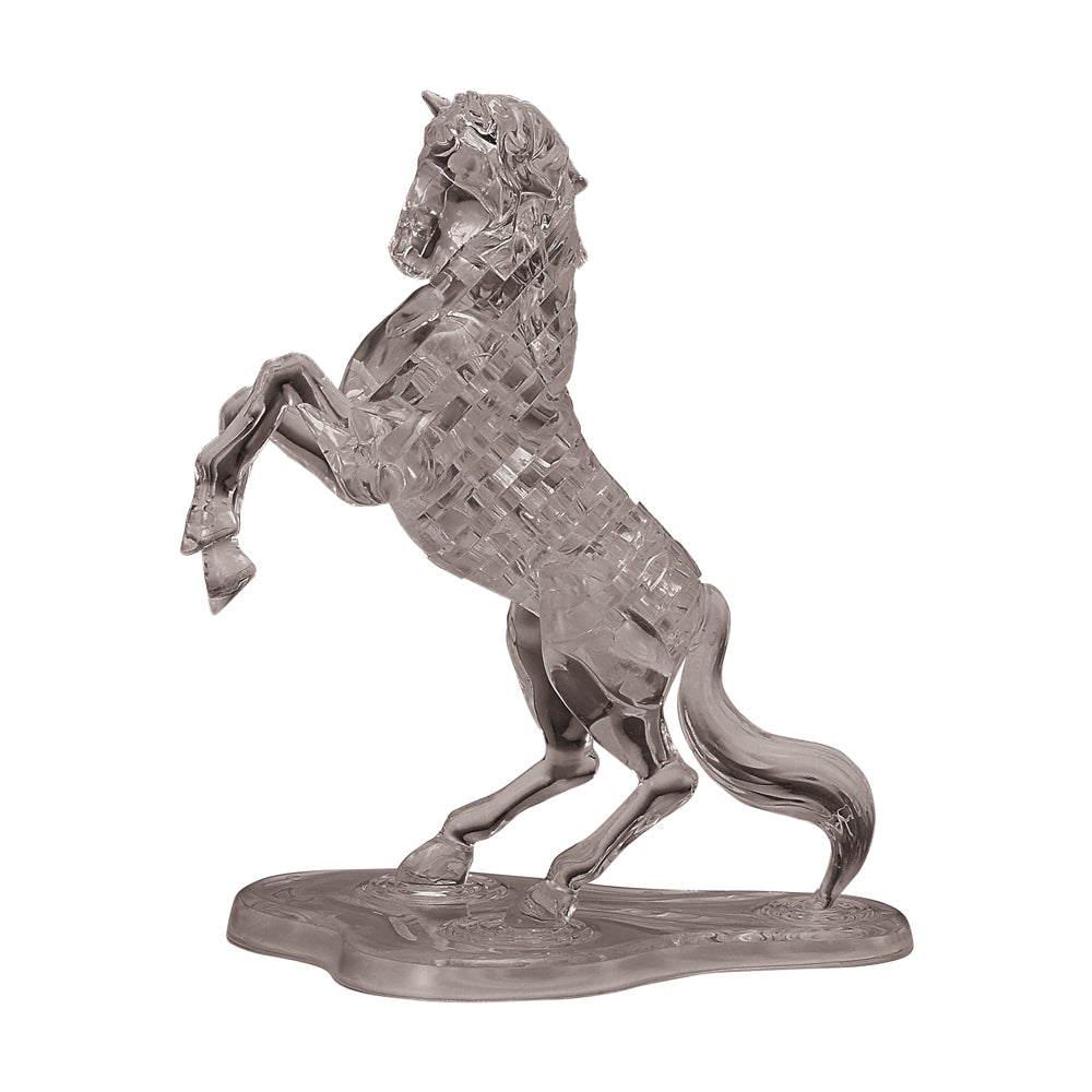 BePuzzled 3D Crystal Stallion Puzzle - 44 Piece Challenging Brain Teaser for Adults & Teens - Perfect for Home Decor, Gift Giving & Stress Relief