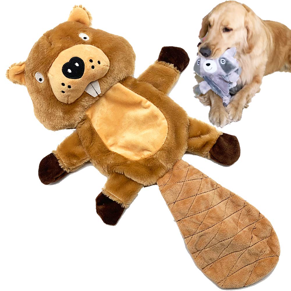 **Extra-Large Jalousie Squeaky Dog Toy with Rope & Plush – Durable Chew Toy for Small, Medium & Large Breeds – Interactive Play for Indoor & Outdoor Fun (Otter Design)**