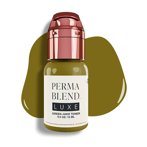 Perma Blend Luxe Green Juice Toner Pigment - Natural Skin Brightening & Even Tone - Perfect for Daily Skincare Routine & Post-Treatment Care