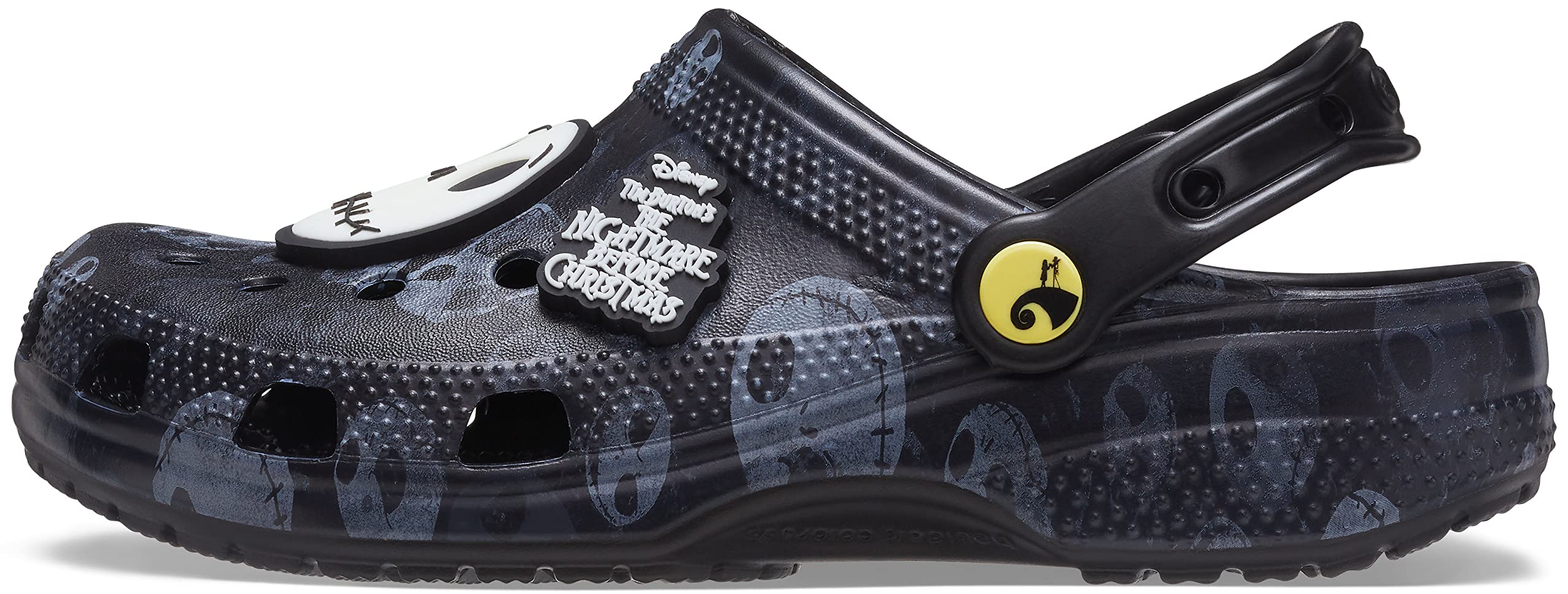 Unisex Crocs Classic Clogs | Disney The Nightmare Before Christmas Inspired | Comfortable Slip-On Shoes for Men & Women | Perfect for Halloween, Cosplay & Casual Wear