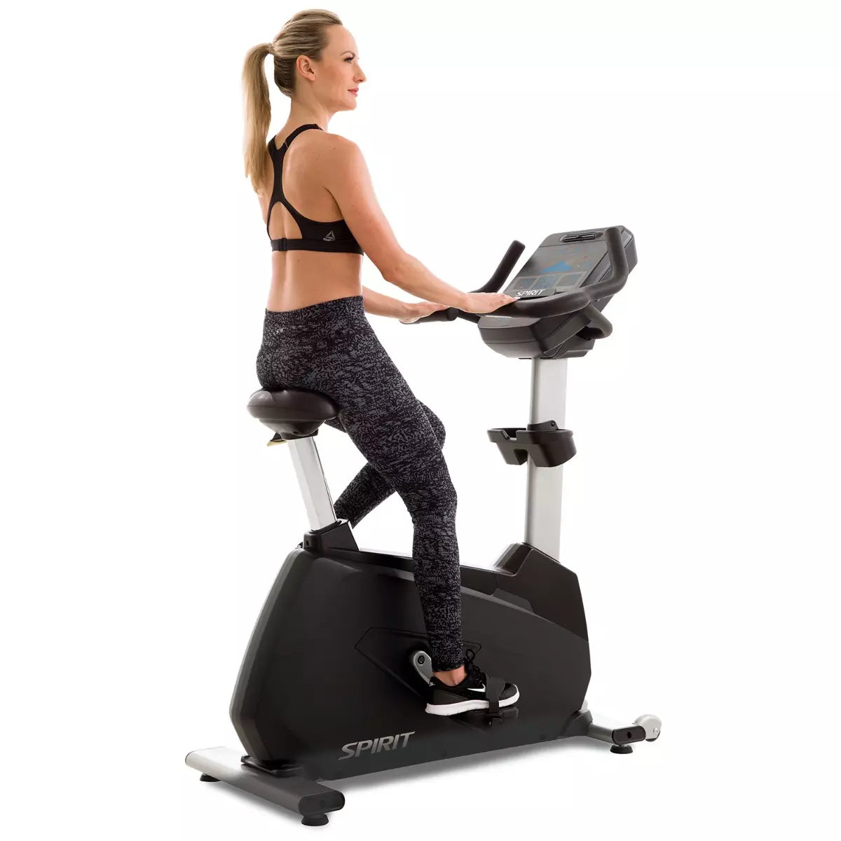 CU900 Spirit Full Commercial Upright Bike - Heavy Duty Exercise Bike for Home & Gym Use - Perfect for Cardio Workouts, Weight Loss & Fitness Training
