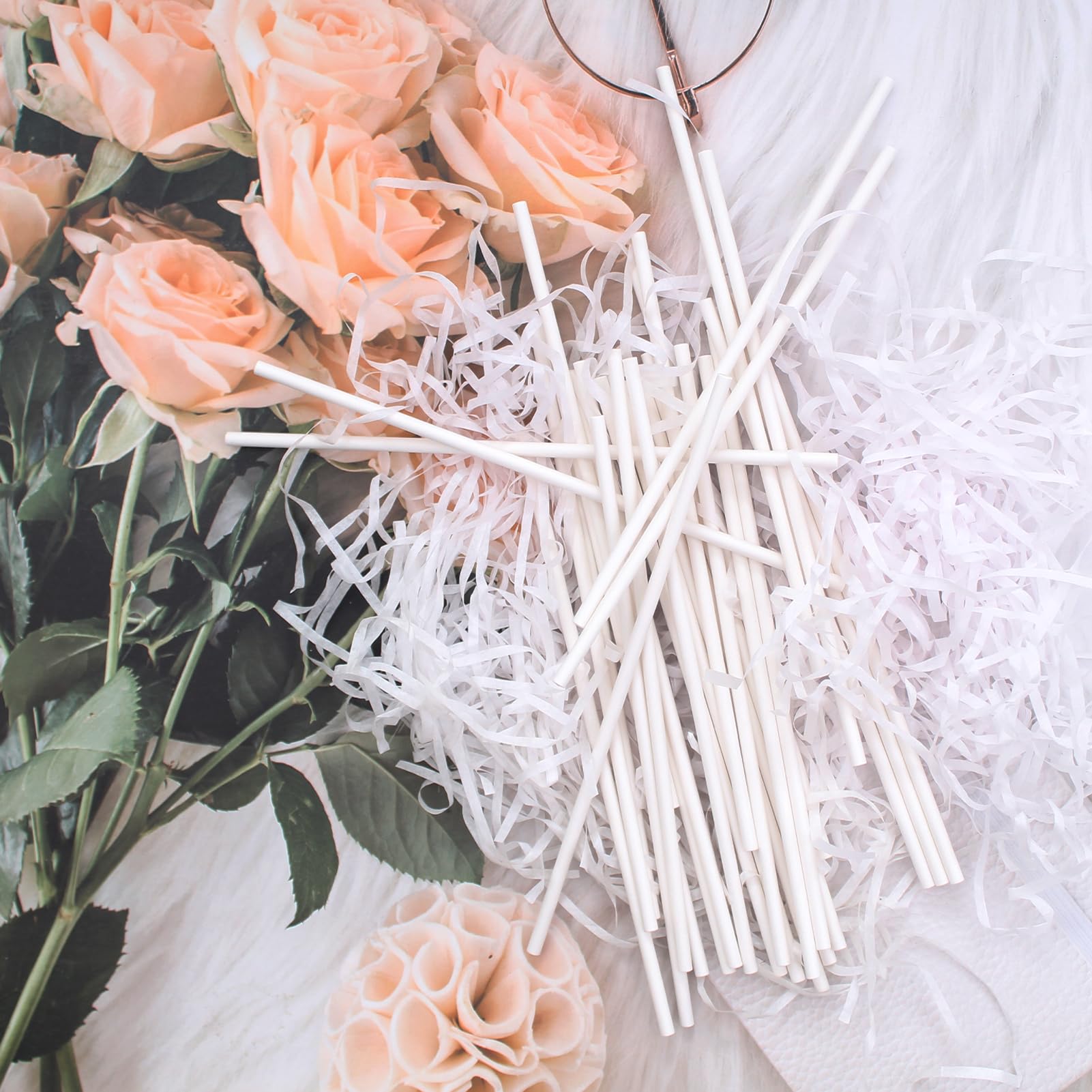 30 Pcs Cake Pop Sticks 10cm x 3.5mm - White Lollipop Sticks for Baking, DIY Cake Decorating, Candy Making - Perfect for Birthday Parties, Wedding Favors & Holiday Treats
