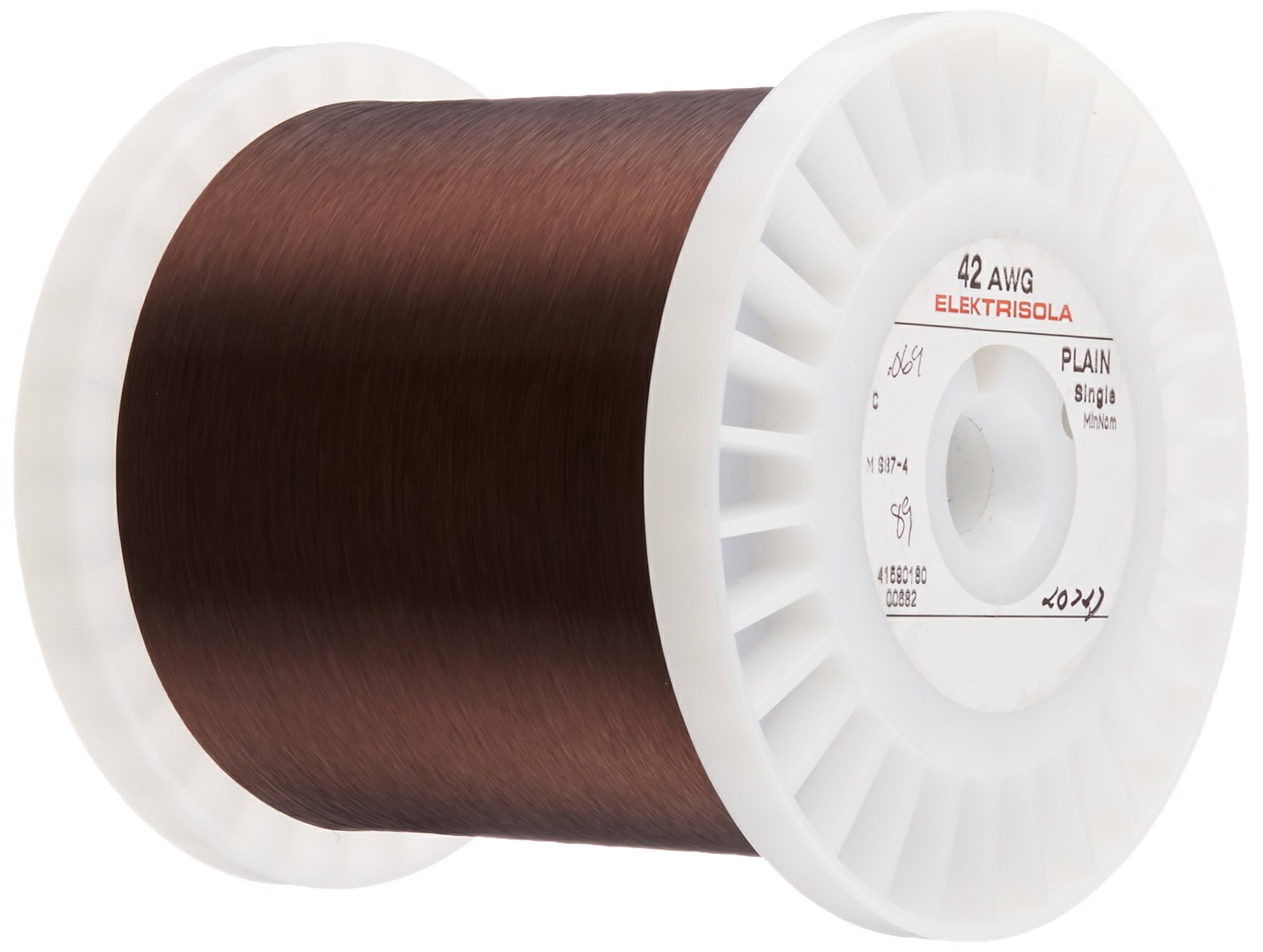 High-Quality 42 AWG Plain Enamel Copper Magnet Wire for Motors, Transformers & DIY Electronics Projects - Best for Winding Coils and Electrical Applications