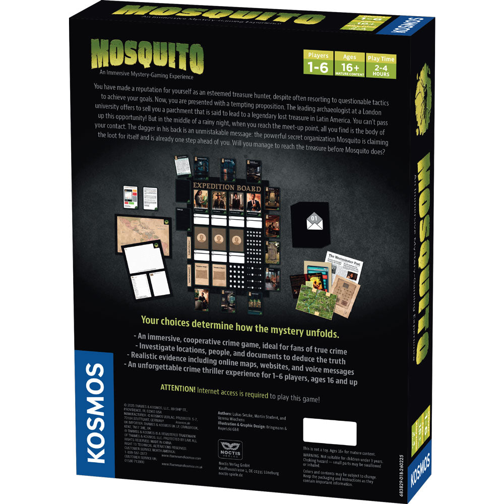 Masters of Crime: Mosquito - Strategy Board Game | Pre-Order for Gen Con Summer 2025 | Perfect for Game Nights & Strategy Enthusiasts