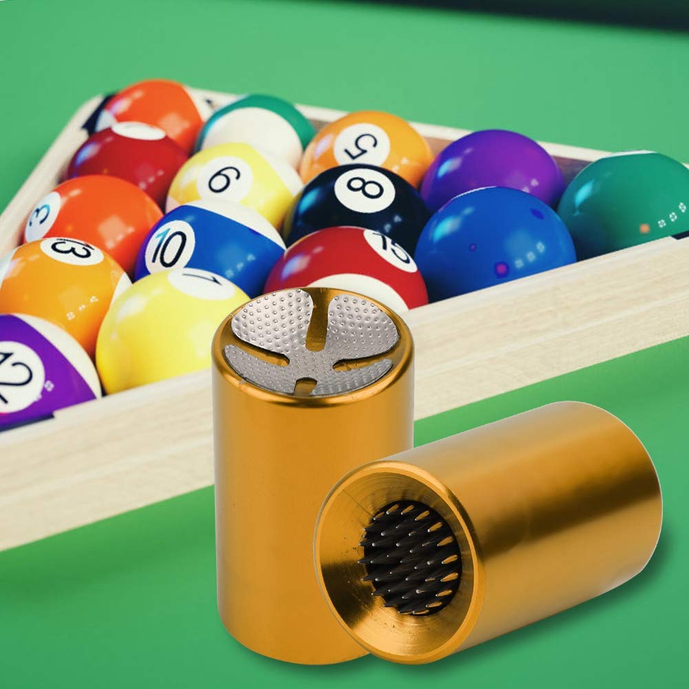 Alomejor 2in1 Snooker Pool Cue Tip Tool - Shaper, Tapper, Aerator for Billiard Cue Maintenance, Perfect for Home and Professional Use