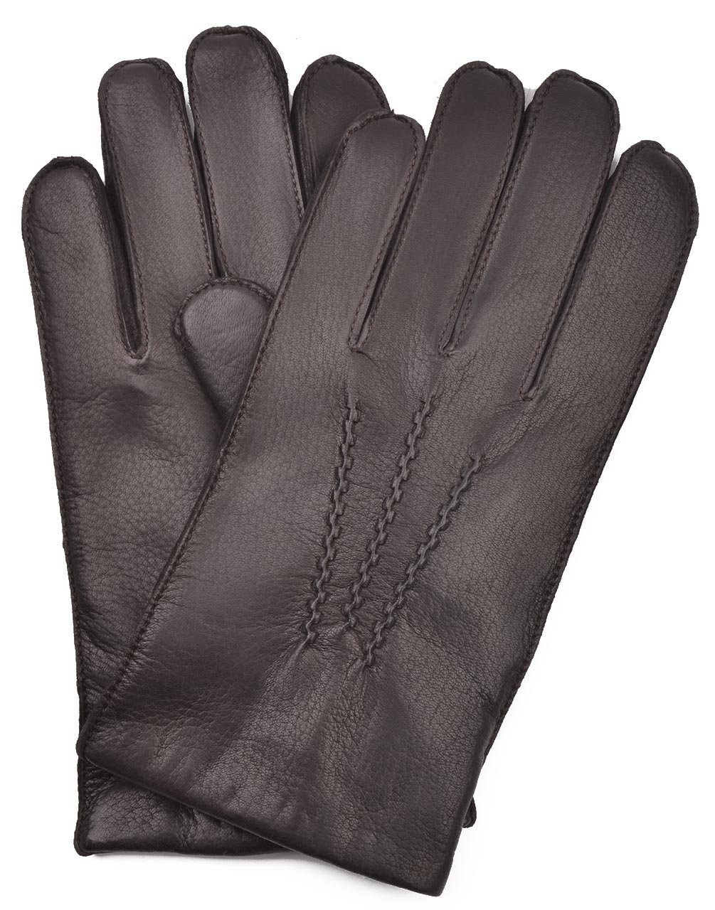 Premium YISEVEN Men's Deerskin Leather Dress Gloves - Hand-Sewn Luxury Gloves for Formal Events, Business Meetings & Winter Weddings