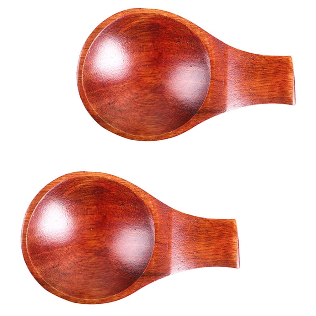 Angoily 2-Piece Wooden Dipping Bowls Set - Mini Sauce Saucers & Ramekins with Chopsticks Holder - Perfect for Sushi, Salad, Soy Sauce, Wasabi, and Oil - Ideal for Dinner Parties, Appetizers, and Asian Cuisine