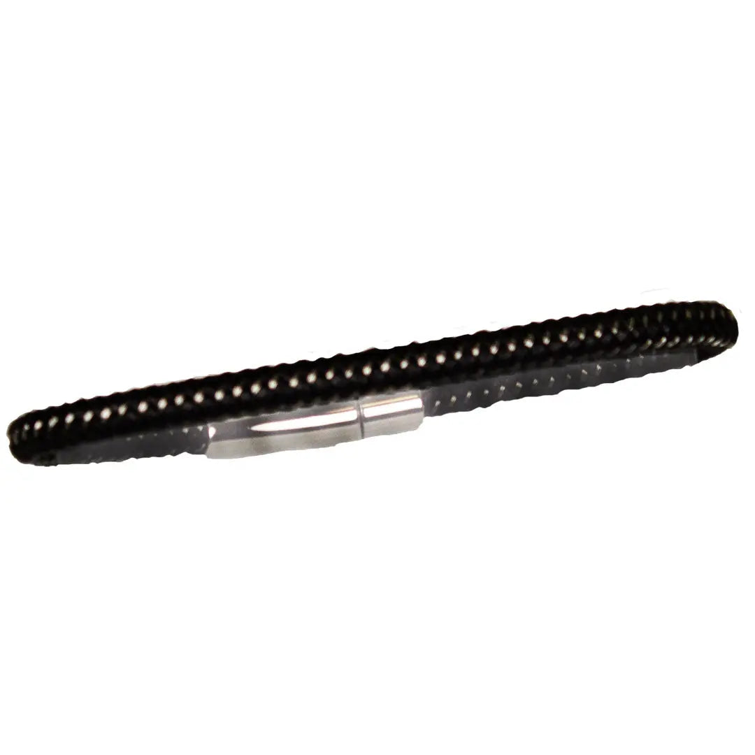 GoSteel Men's Braided Leather & Stainless Steel Bracelet - Durable Fashion Accessory for Casual Wear, Date Nights & Gifts