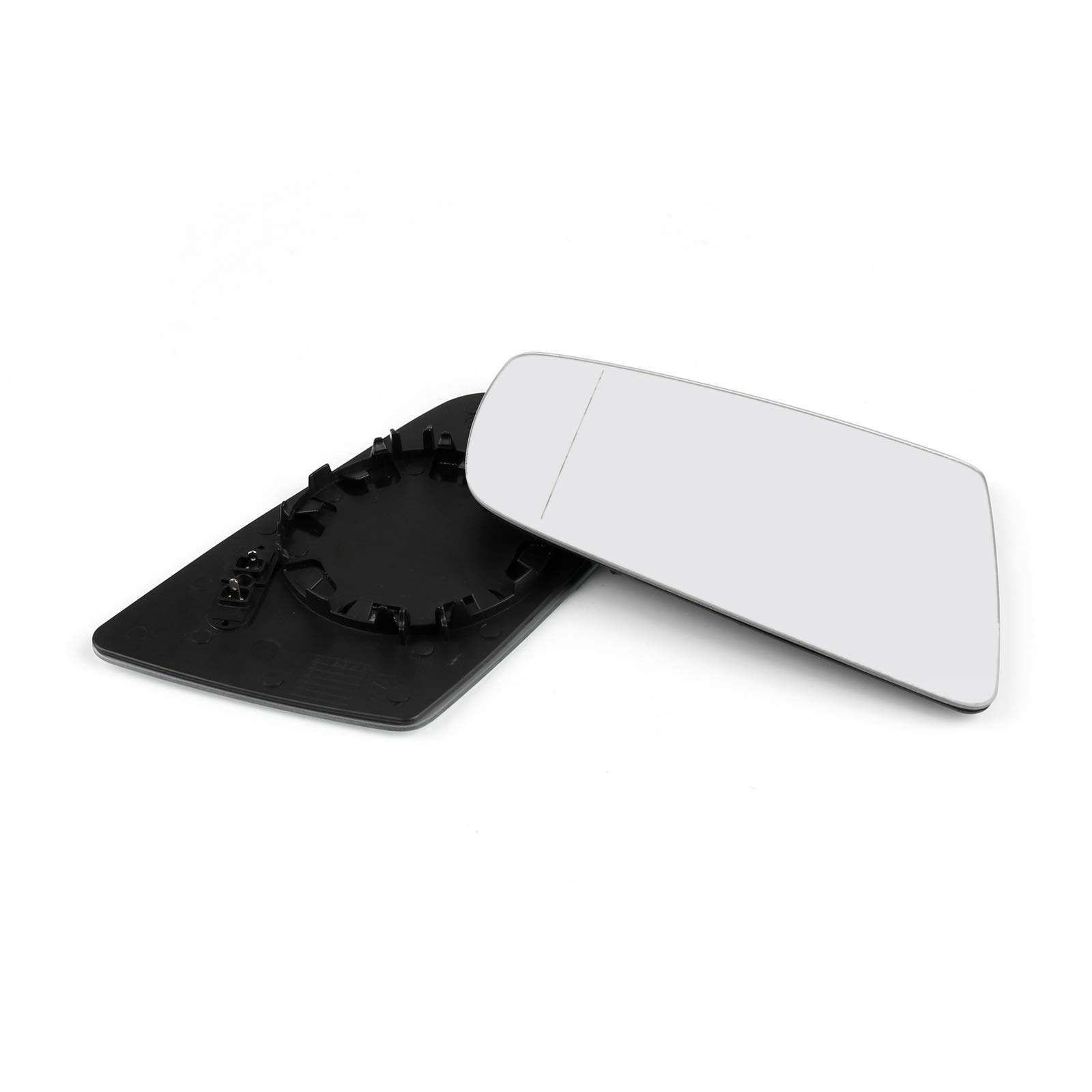 OE Replacement Heated Side Mirror Glass - Left & Right Pair Compatible with BMW 5 Series E60 E61 F01 F02 F04 Models - Perfect for Winter Driving & Enhanced Visibility