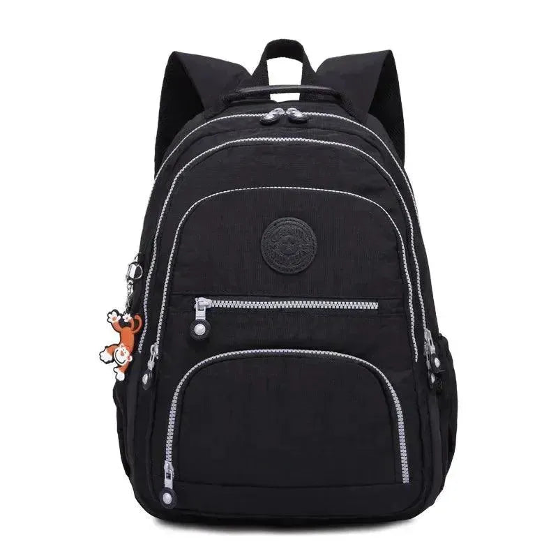 Stylish Nylon Backpack for Teens - Durable School Backpack with Multiple Pockets | Perfect for High School, College, Travel & Daily Use