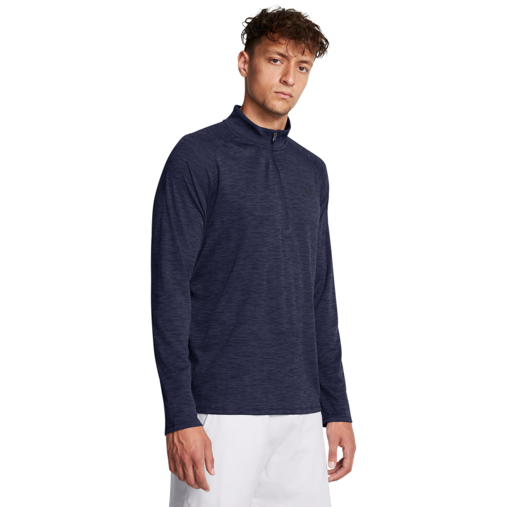 Under Armour Men's Tech Textured 1/2 Zip Pullover - Lightweight Performance Shirt for Running, Gym & Outdoor Activities