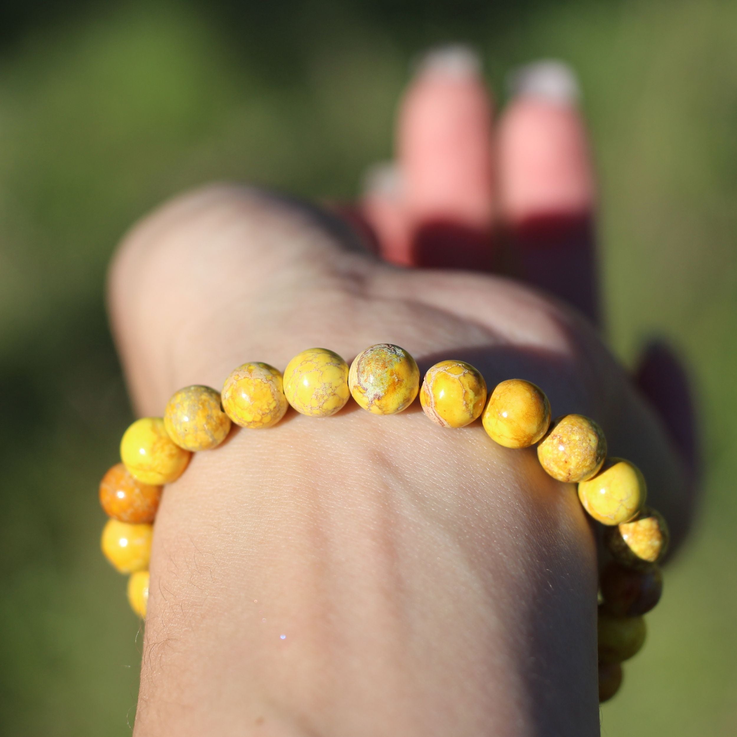 Yellow Emperor Bracelet - Authentic Chinese Feng Shui Wealth & Protection Bracelet for Men & Women - Perfect for Meditation, Energy Healing & Spiritual Gifts
