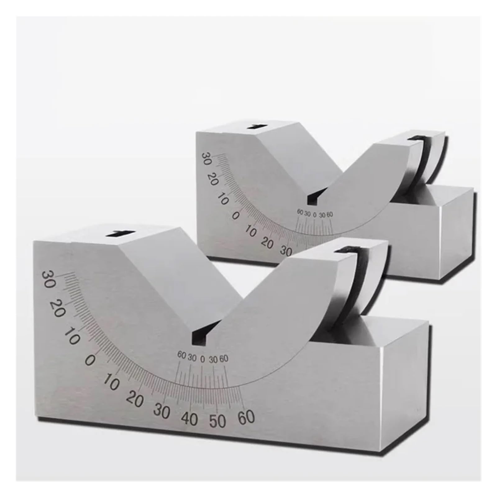 Adjustable Angle Gauge V-Block 0-60 Degree Precision Ruler for Milling Machine (KP46) - Perfect for Metalworking, Woodworking & DIY Projects