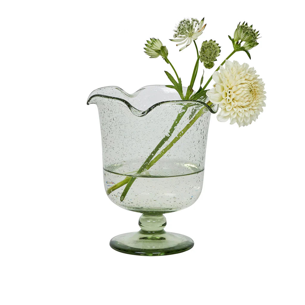 Juliska Provence Hurricane Glass Candle Holder - Elegant French-Inspired Home Decor for Dining Table, Wedding Centerpiece, and Romantic Ambiance