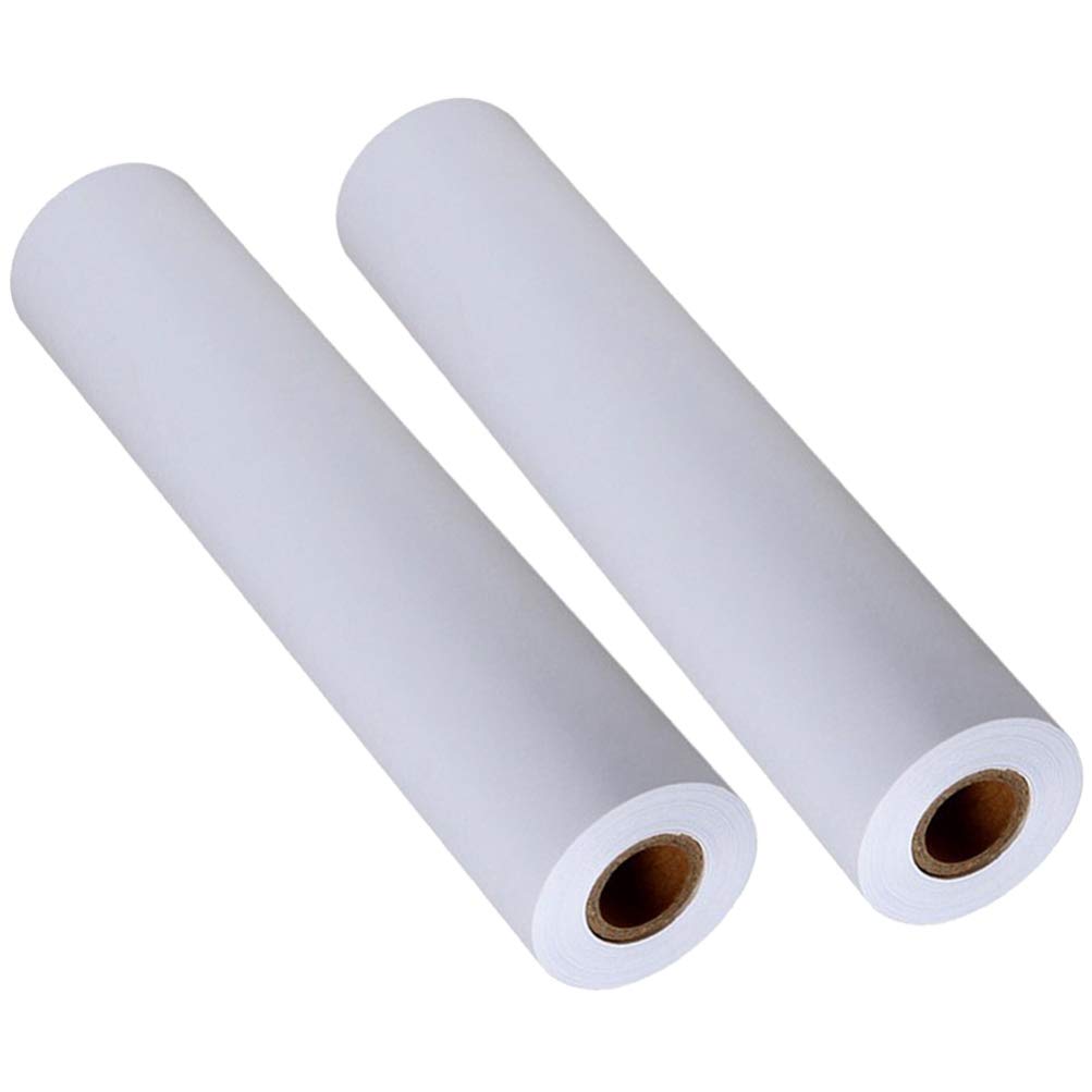 TOYANDONA 2 Pack White Kraft Paper Roll - 15ft x 24in Art Easel Paper for Painting, Drawing, Wall Murals & Gift Wrapping | Bulk Craft Paper for Kids, Classroom, DIY Projects & Home Decor