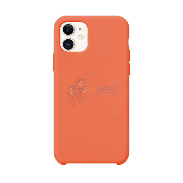 iPhone 11 Slim Soft Silicone Shockproof Case - Durable Protective Cover with Anti-Slip Grip (Papaya Color) - Perfect for Everyday Use, Travel & Outdoor Activities