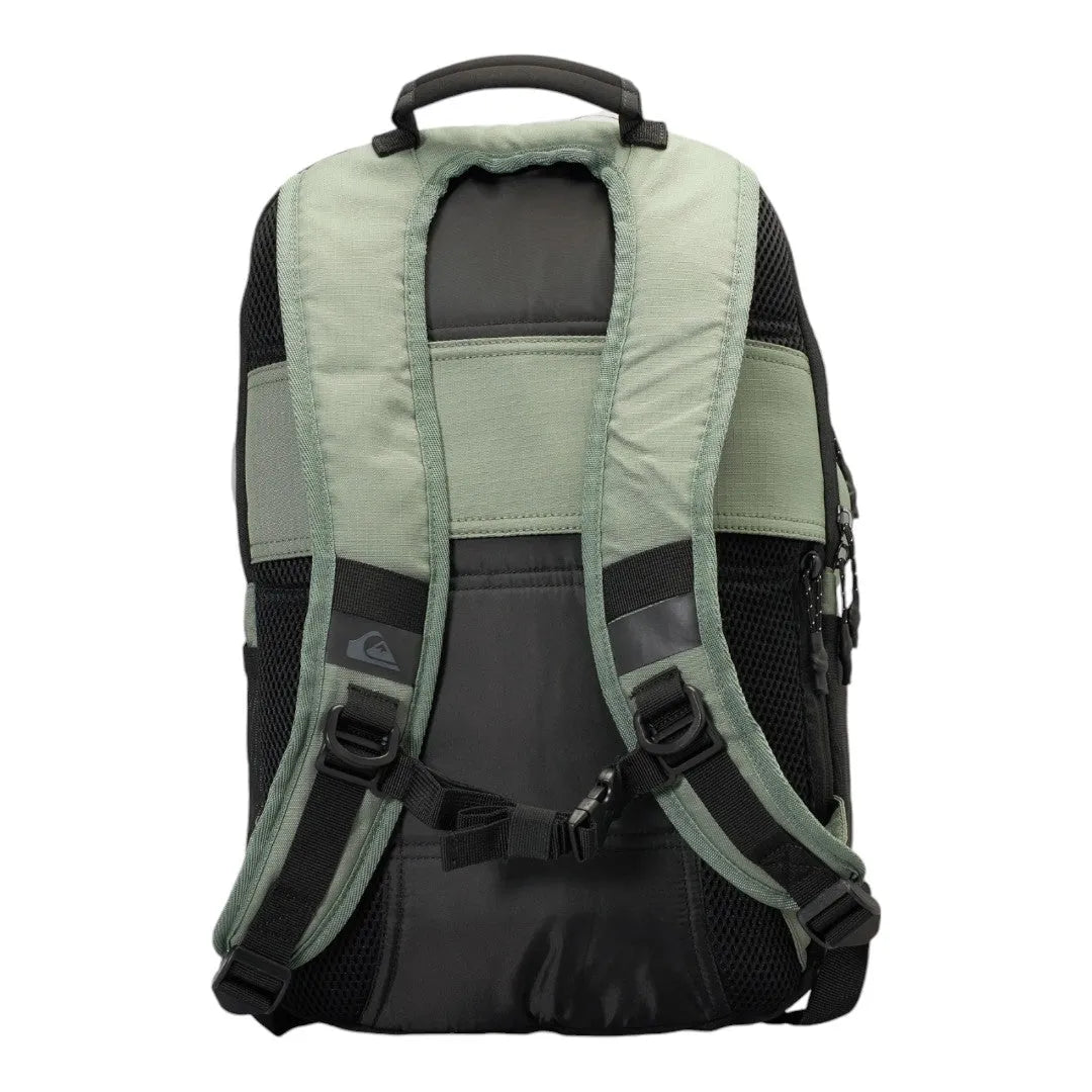 Quiksilver Freeday Backpack - Lightweight Durable Daypack for School, Travel & Outdoor Adventures | Water-Resistant Green Hiking Bag