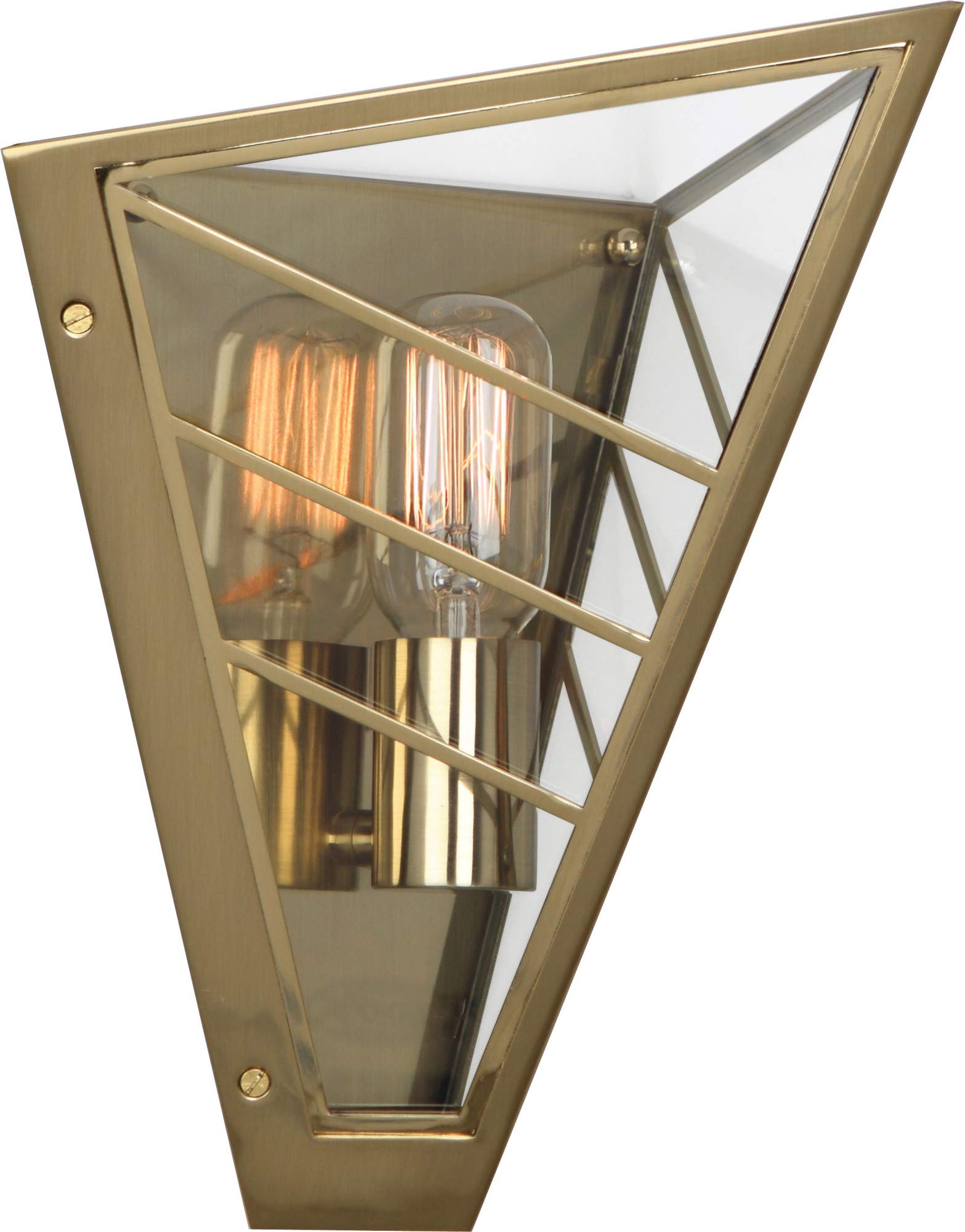 3387 One Light Wall Sconce - Modern Plug-in Wall Light Fixture for Bedroom, Living Room & Hallway Lighting - Easy Install Indoor Wall Lamp