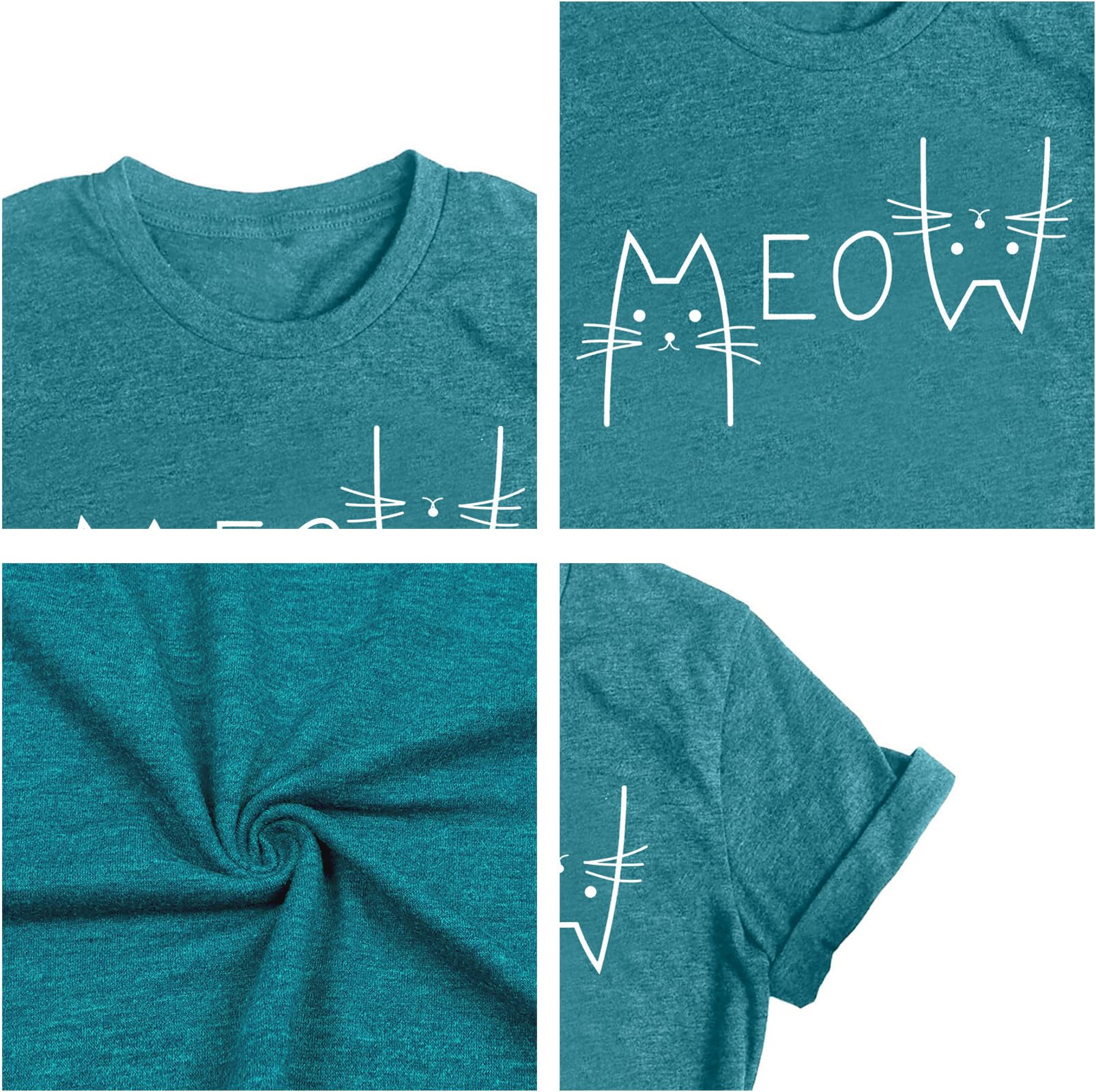 Funny Cat Mom T-Shirts for Women - Cute Cat Mama Graphic Tees - Perfect Pet Lover Gift - Soft Cotton Casual Shirts - Great for Cat Cafes, Vet Visits & Animal Shelter Volunteering