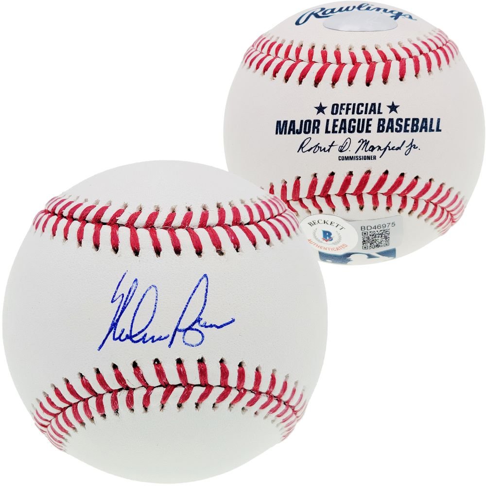 Nolan Ryan Autographed Texas Rangers Baseball - Official Rawlings MLB Signed Collectors Ball - Perfect for Sports Memorabilia Displays & Fan Gifts